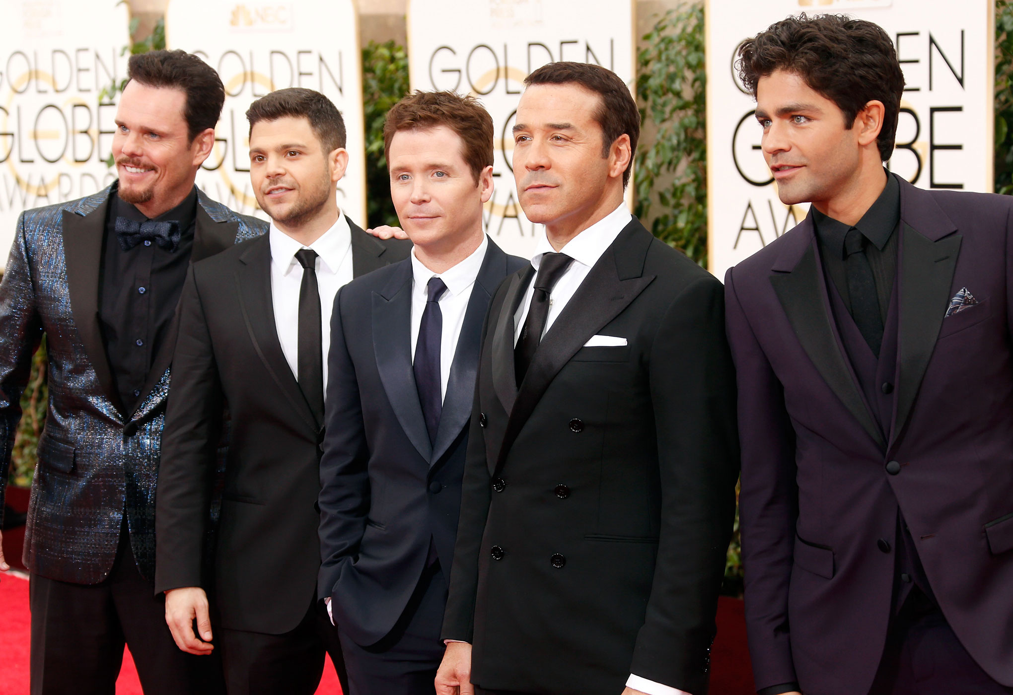 Golden Globes, Entourage cast, Film shoot, 2015, 2040x1400 HD Desktop