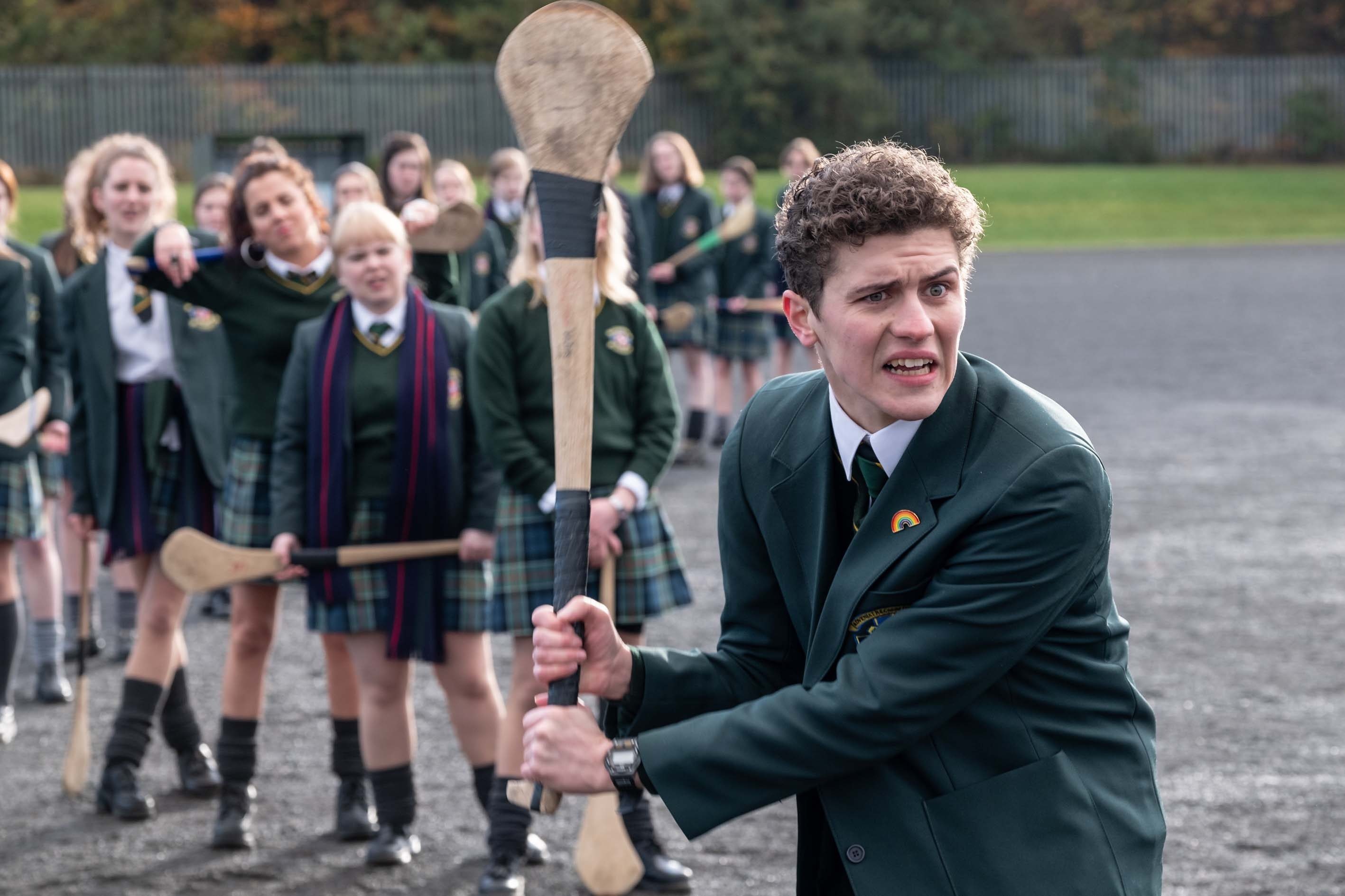 Derry Girls TV Series, Full cast lineup, Familiar faces, Memorable characters, 2840x1890 HD Desktop