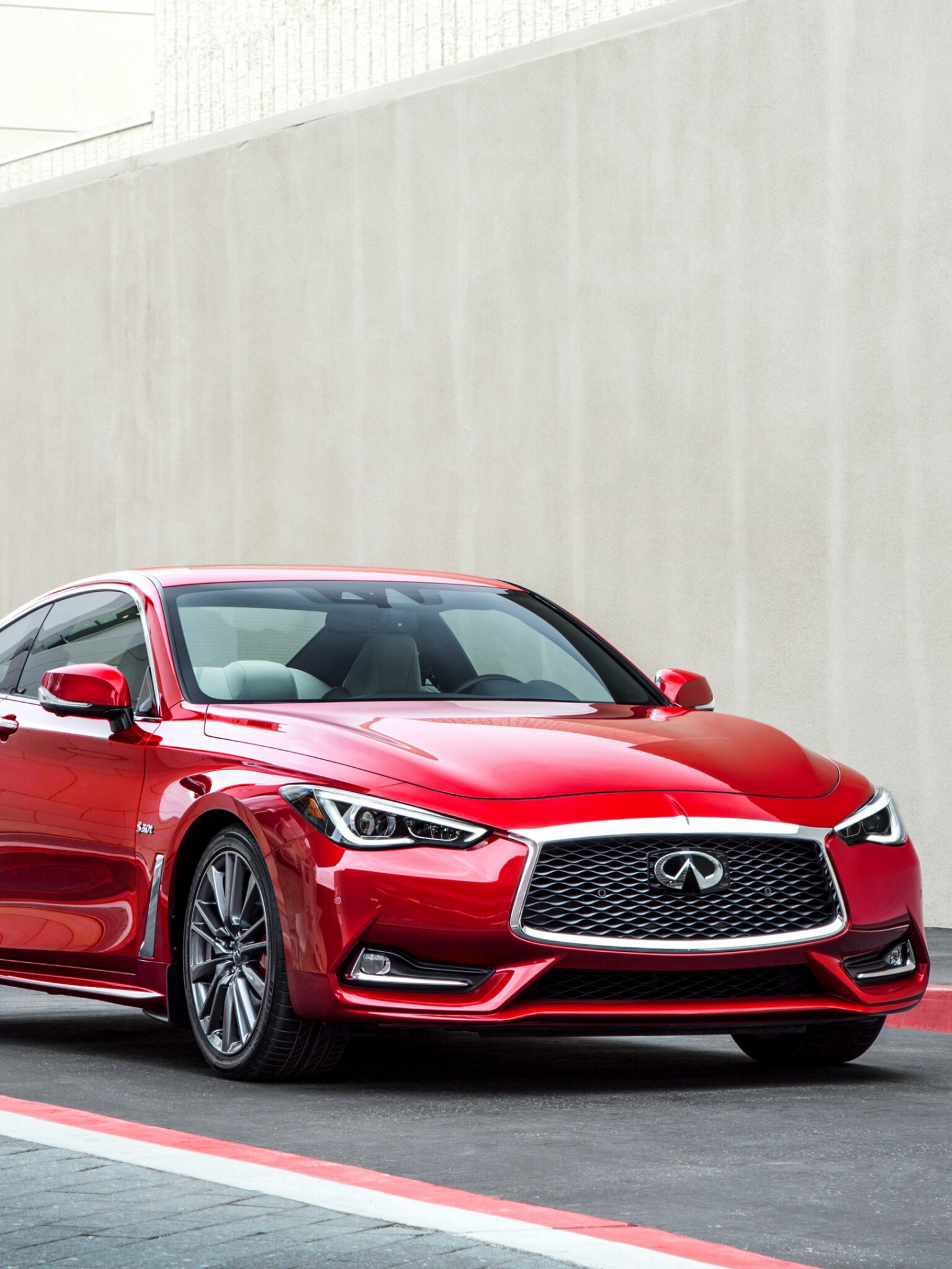 Q60 Red Sport 400, Infiniti Wallpaper, 1540x2050 HD Phone