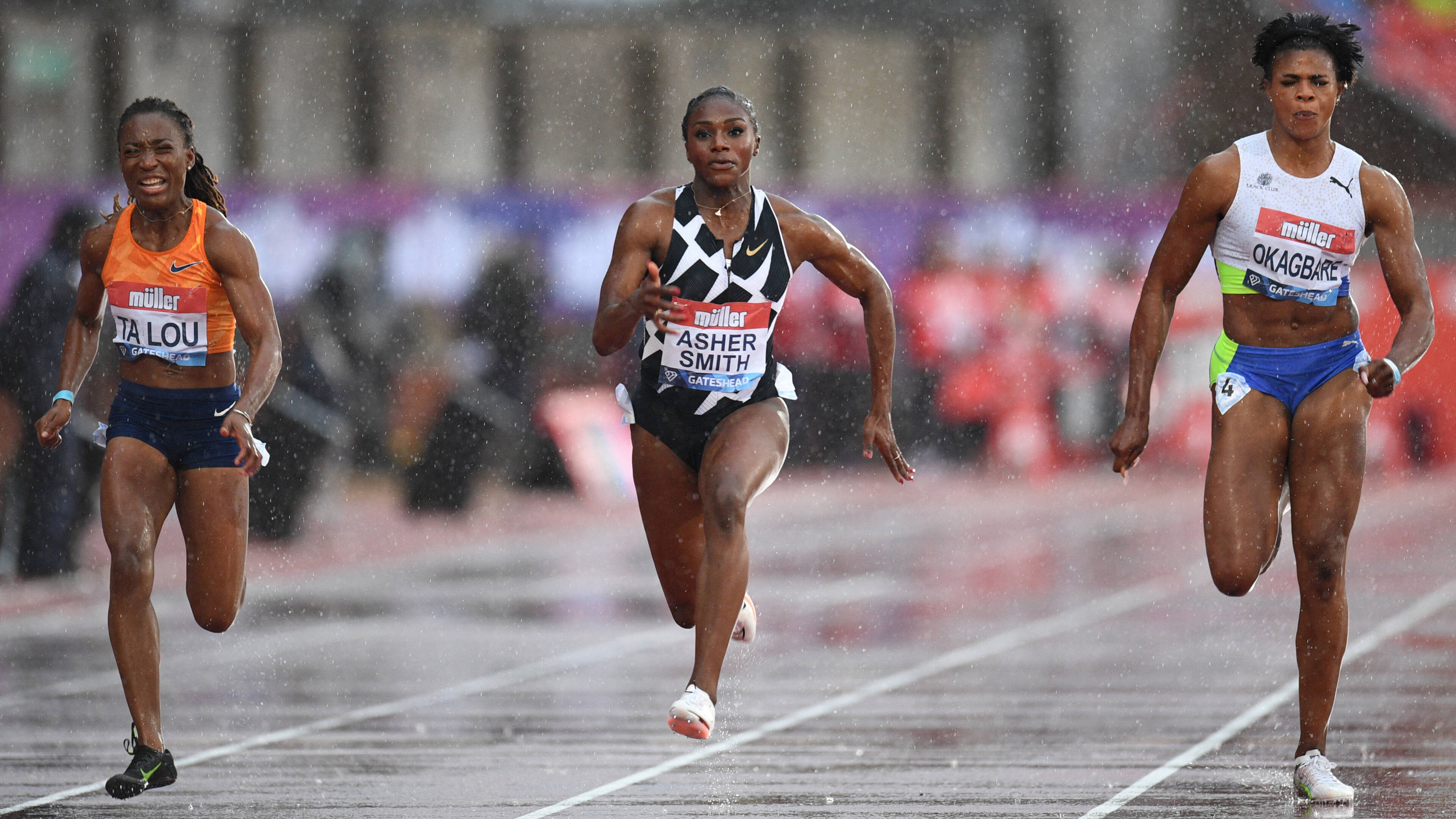 Dina Asher-Smith, Diamond League, Gateshead handvol toppers, 100 meter vrouwen, 3840x2160 4K Desktop