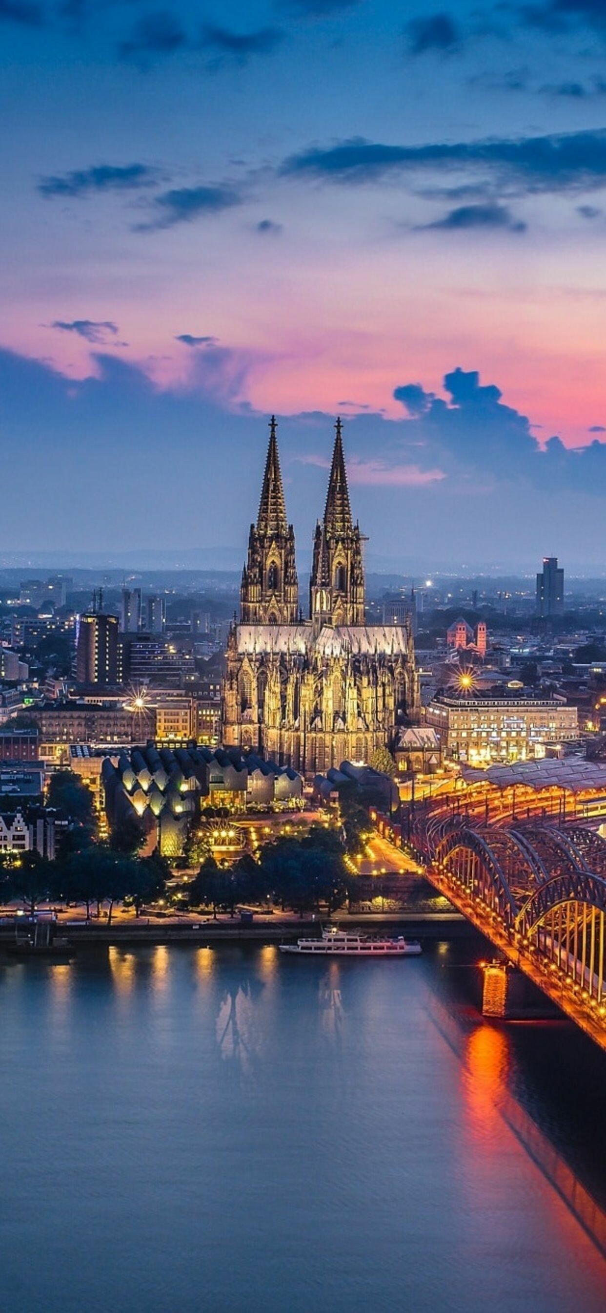 Cologne Cathedral, Germany Wallpaper, 1250x2690 HD Phone