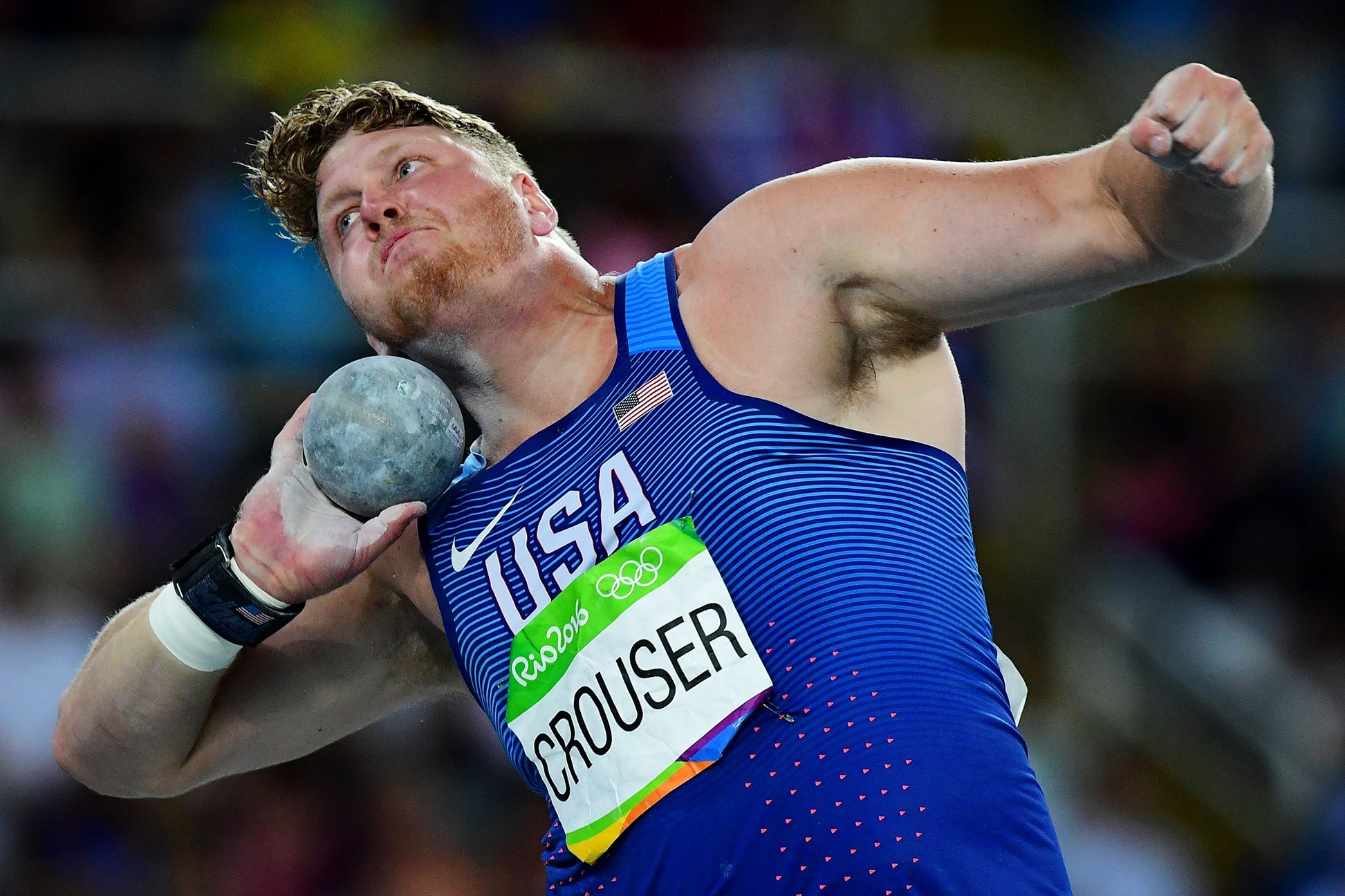 Ryan Crouser, Olympic shot putter, In shape, GQ, 1950x1300 HD Desktop