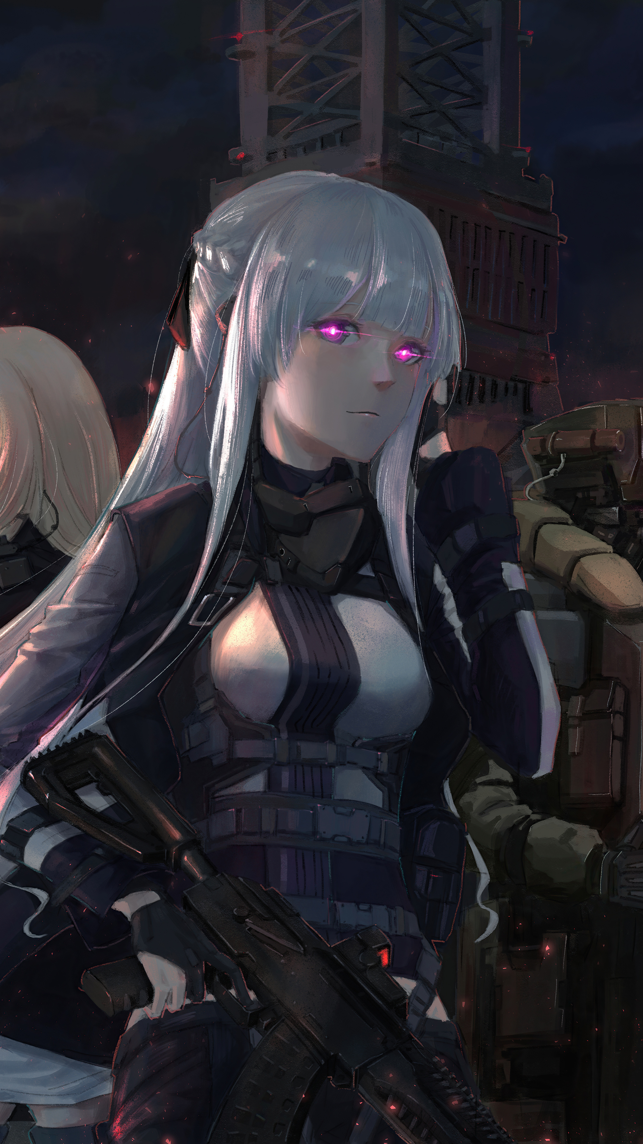 Girls' Frontline, AK 12, Sony Xperia, HD wallpapers, 2160x3840 4K Phone