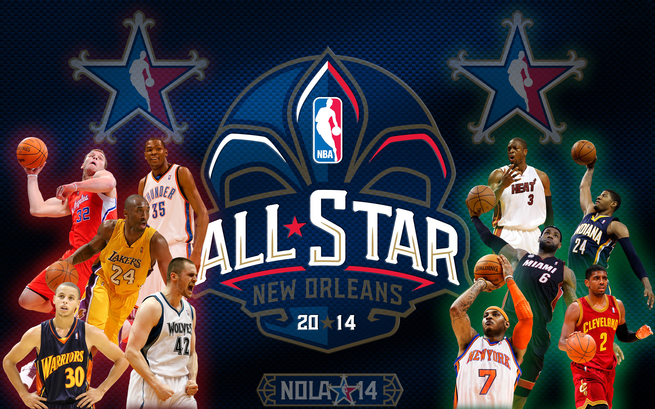 2014 All-Star game, NBA Wallpaper, 2560x1600 HD Desktop
