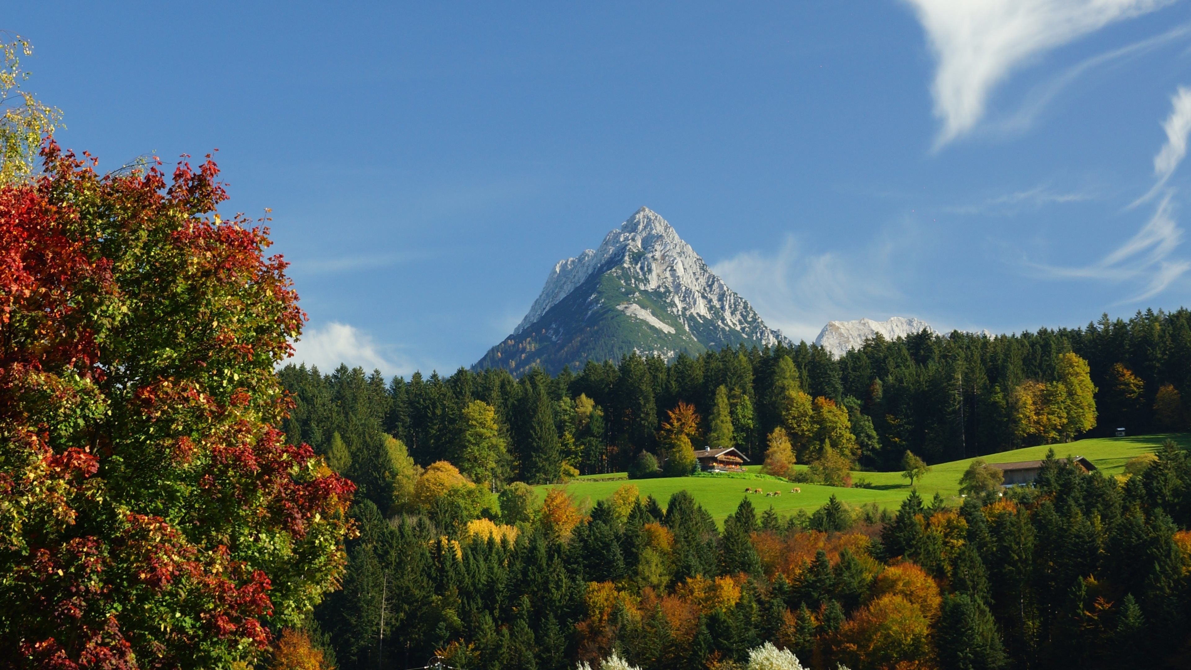 Alpine village, Landscapes Wallpaper, 3840x2160 4K Desktop