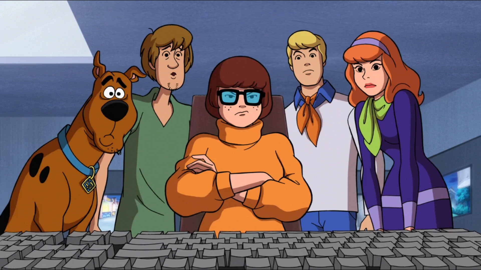 Velma Dinkley, Scooby-Doo, Shaggy Rogers, Fred Jones, Daphne Blake, Full HD Desktop wallpaper