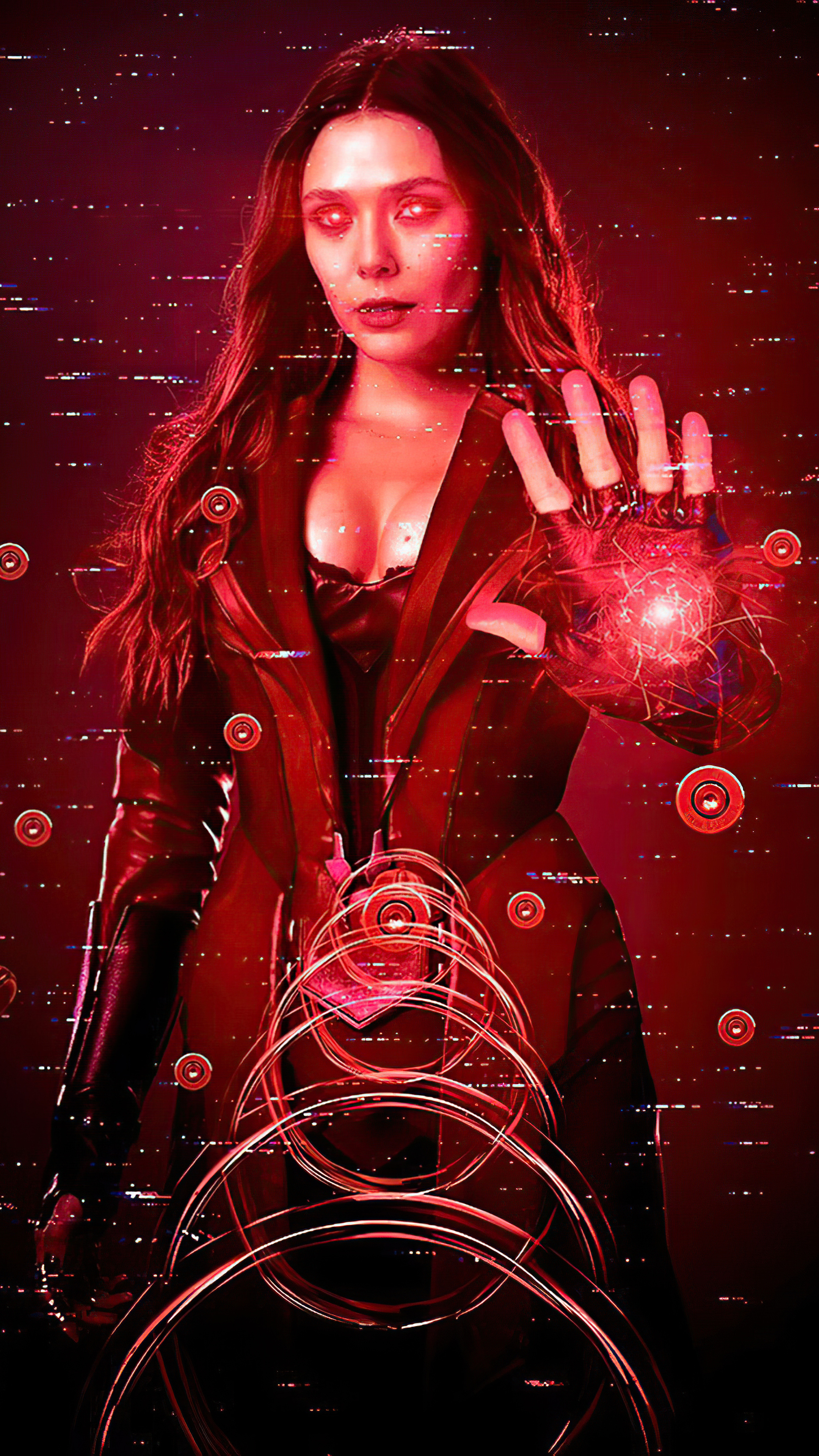 Scarlet Witch, Matrix, Sony Xperia, 4K wallpapers, 2160x3840 4K Phone