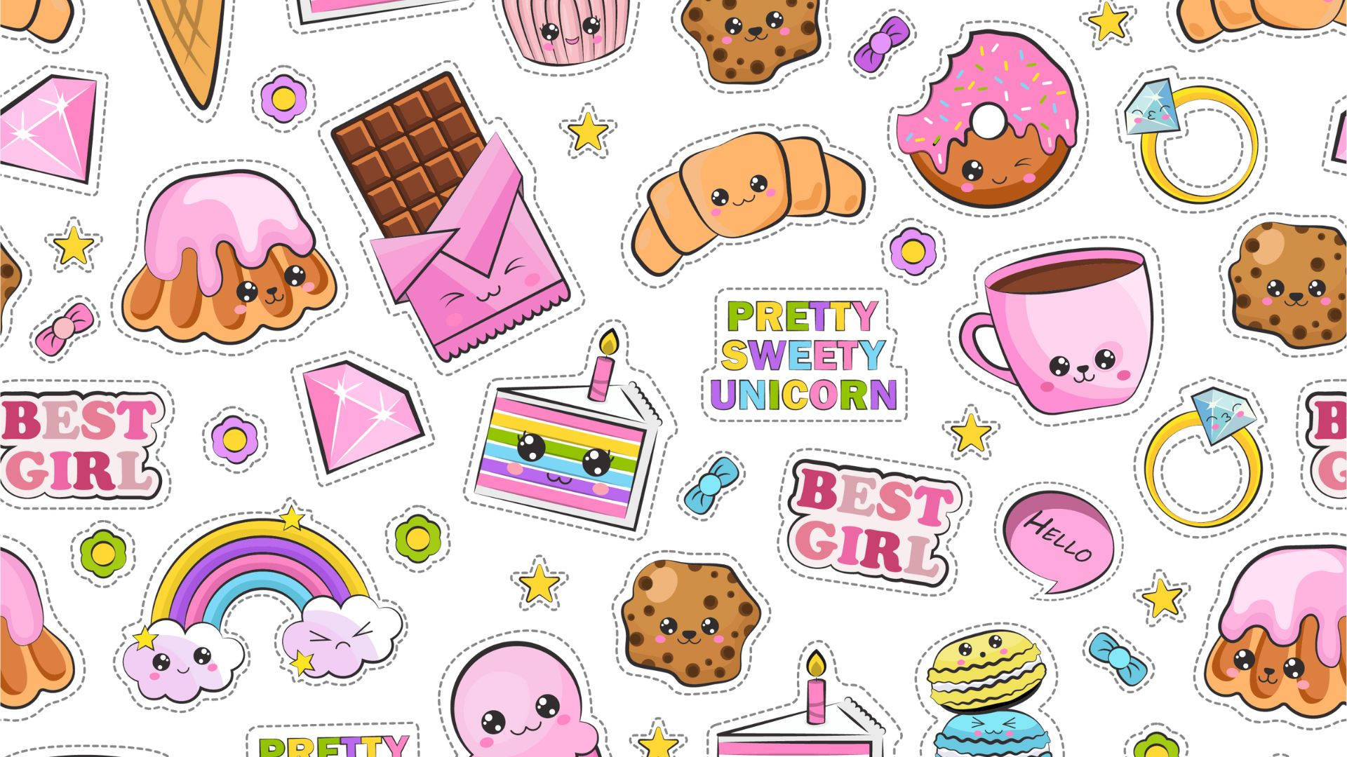 Sweets, Cute Laptop Wallpaper, 1920x1080 Full HD Desktop