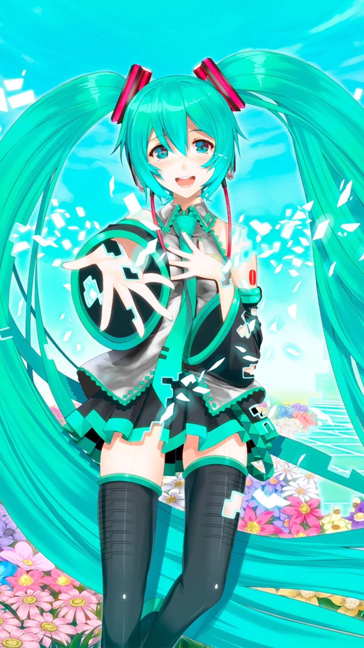 Hatsune Miku music, Cute Miku wallpapers, 1250x2210 HD Phone