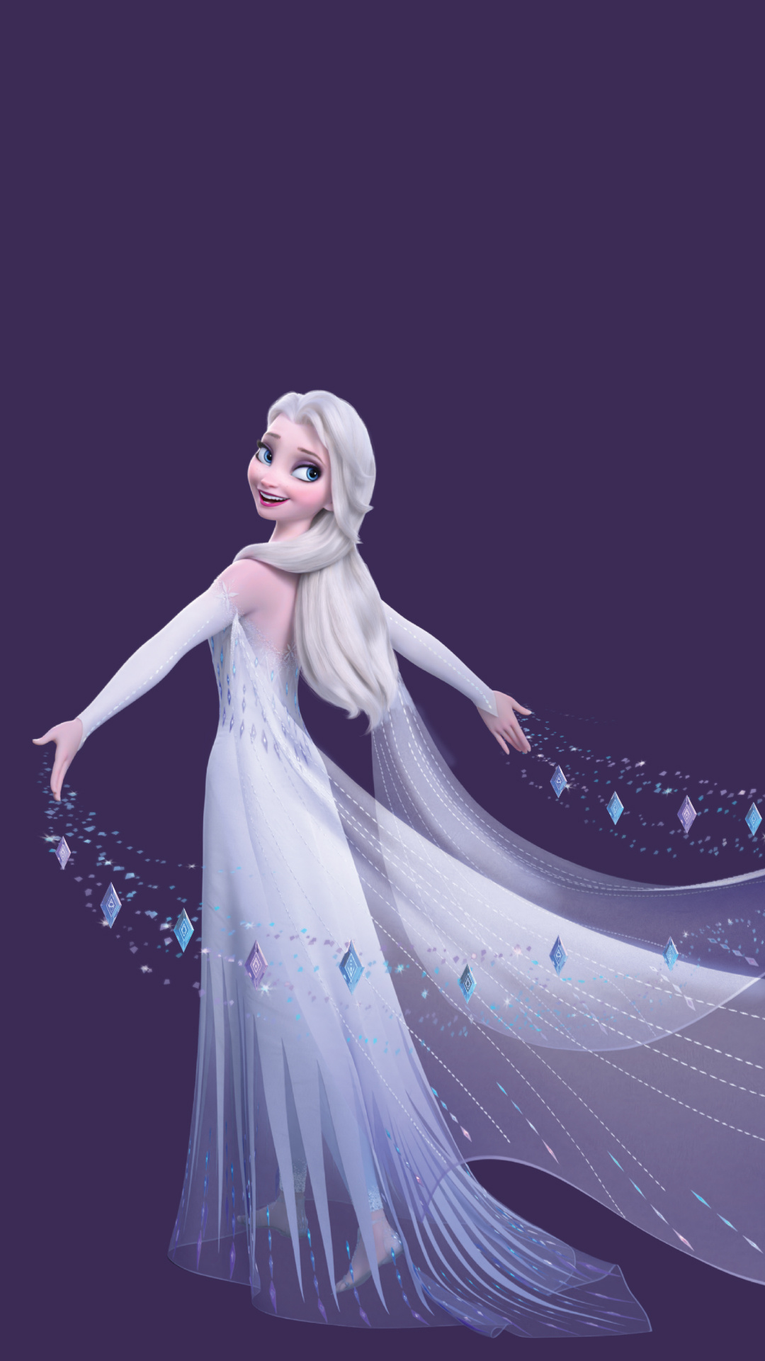 Elsa, Frozen 2, Fifth Spirit dress, Full HD Phone wallpaper