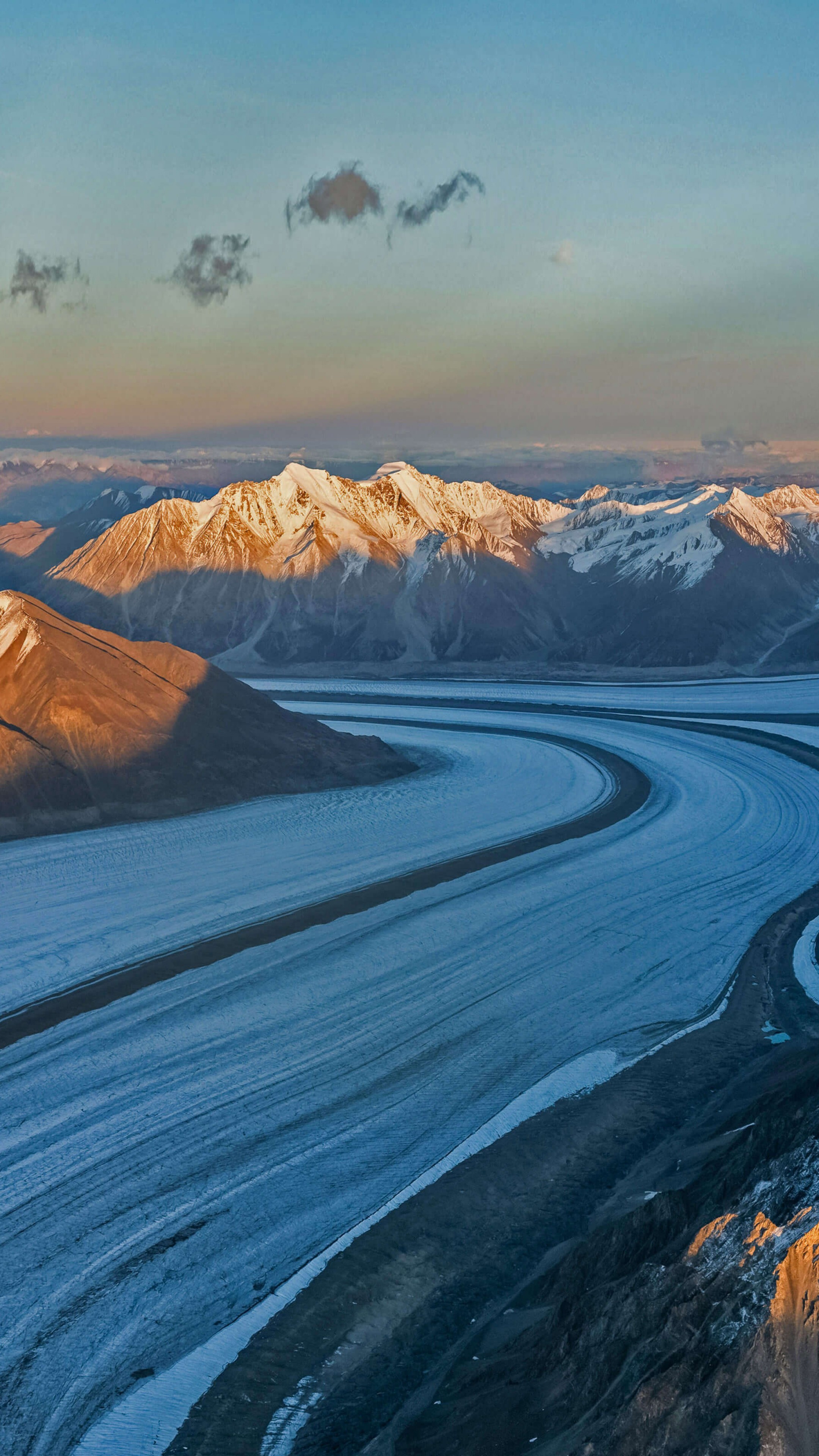 Kaskawulsh marvel, Yukon's pride, Glacial paradise, Canadian treasure, 2160x3840 4K Phone