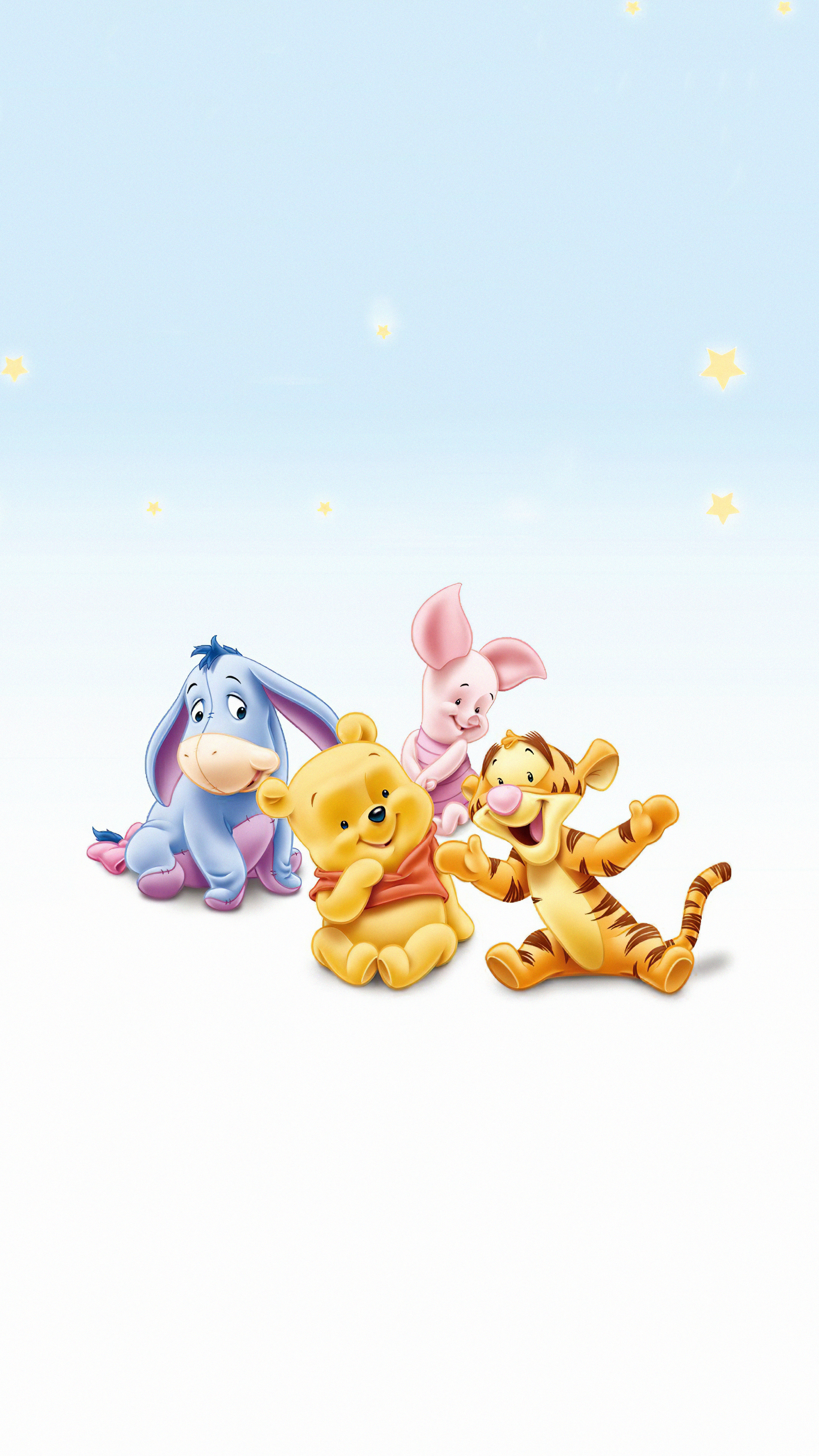 Winnie the Pooh, Tigger, Eeyore, Piglet, Sony Xperia, 4K wallpapers, 2160x3840 4K Phone