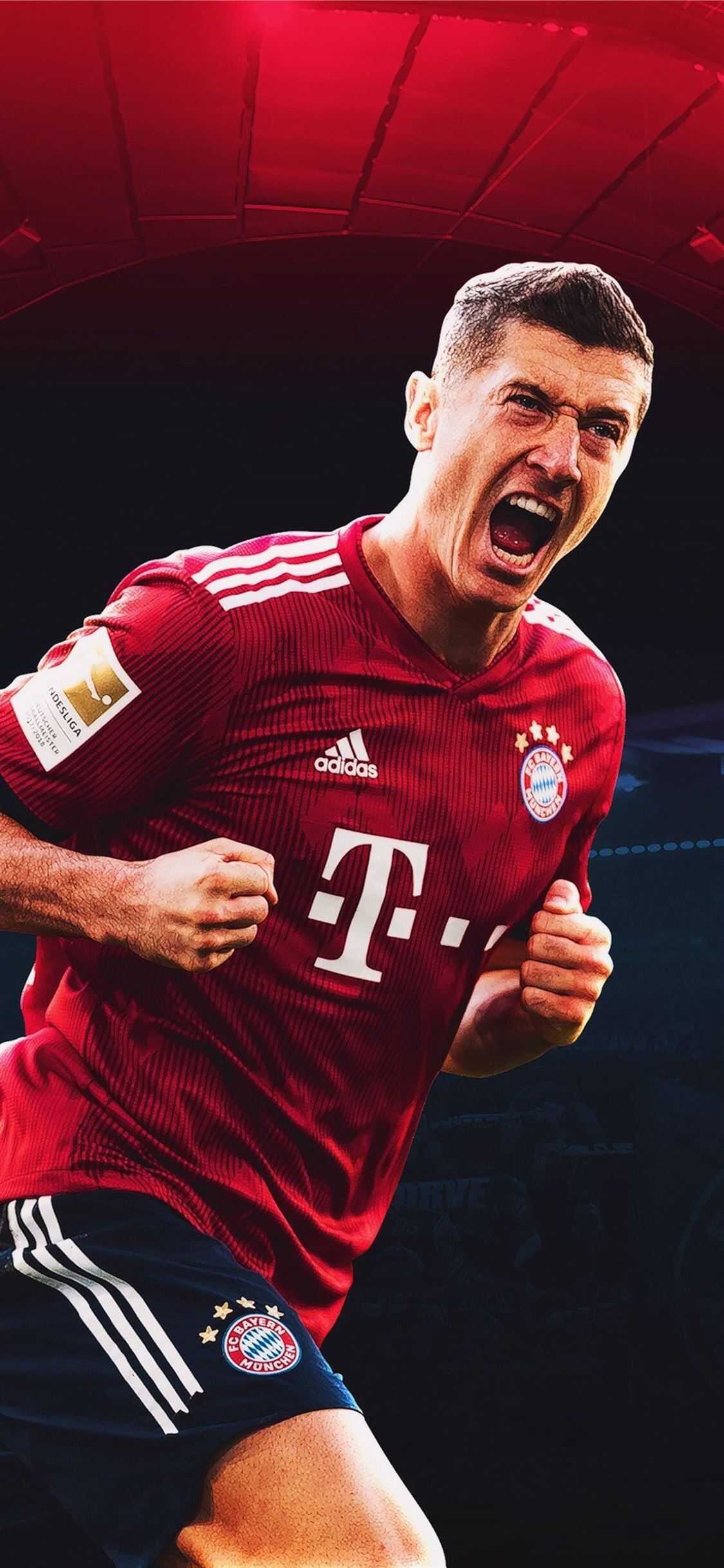 Robert Lewandowski, Germany Soccer Team Wallpaper, 1130x2440 HD Phone