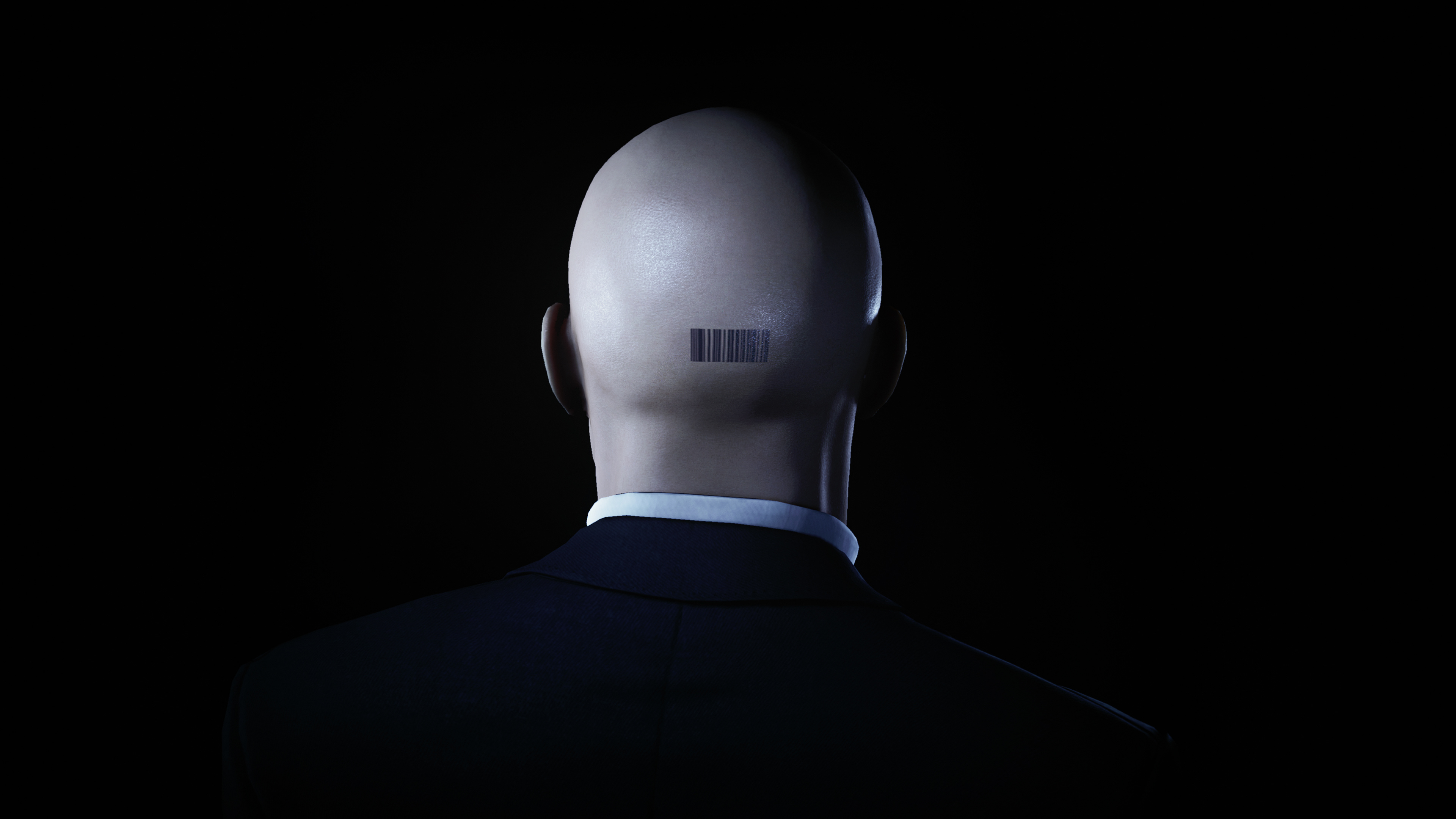 Agent 47, Barcode tattoo, Hitman 3, 4K Desktop wallpaper