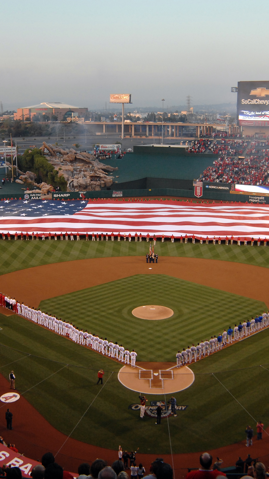 Anaheim Angels baseball, MLB, 1080x1920 Full HD Phone