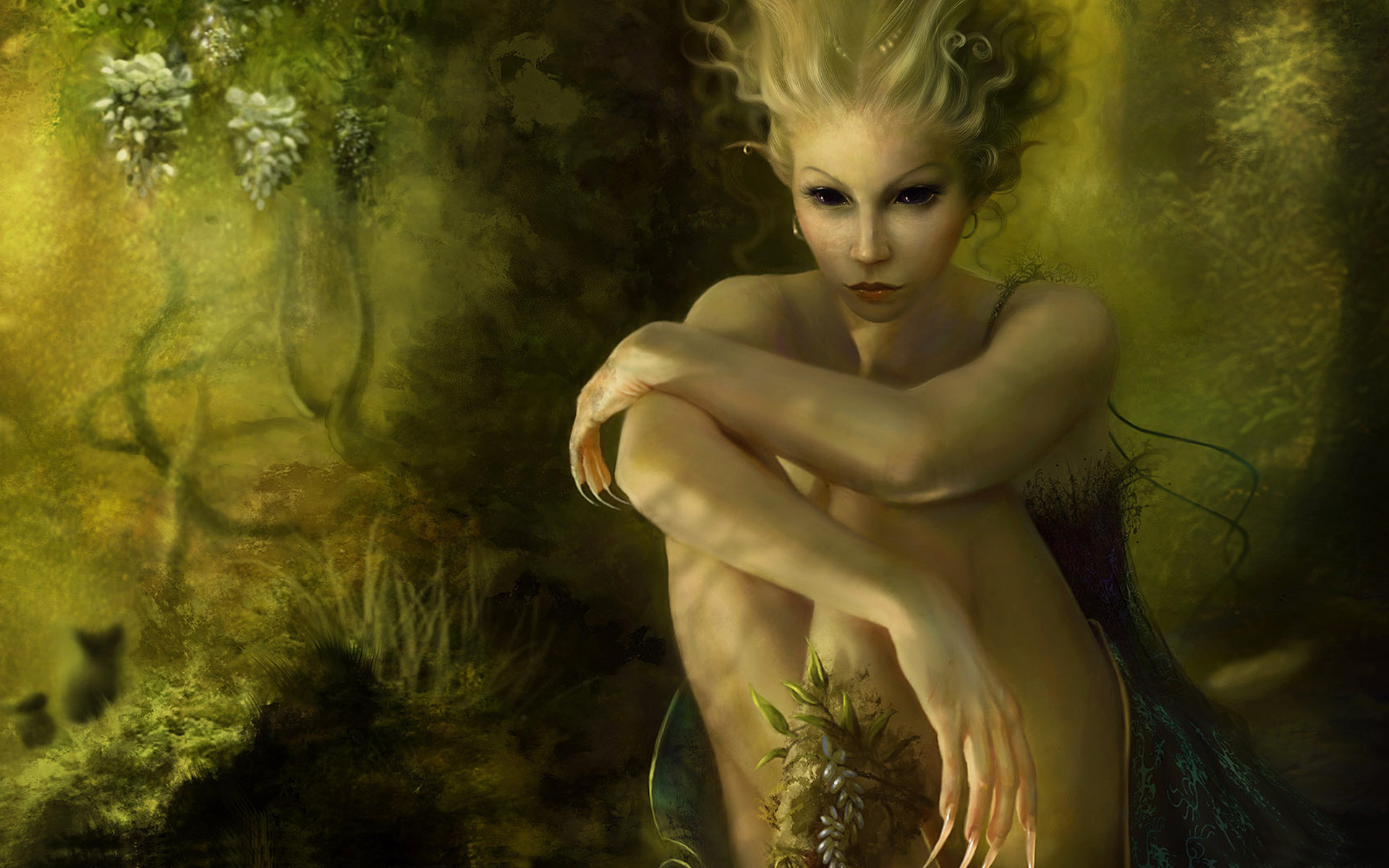 Faerie backgrounds, Whimsical fairy art, Enchanted forest illustrations, Fantasy creature wallpapers, 1920x1200 HD Desktop