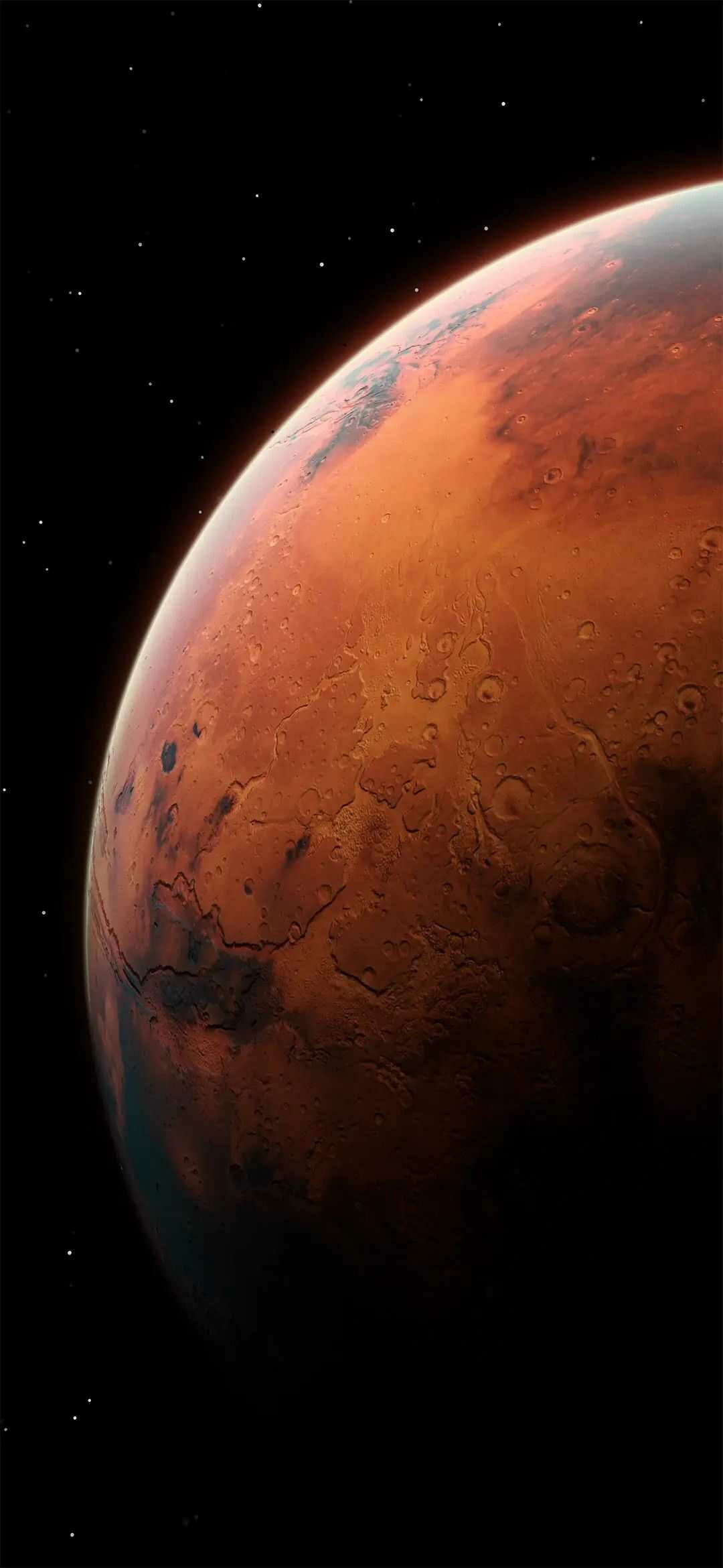 Mars background, Martian landscapes, Red planet, Extraterrestrial world, 1080x2340 HD Phone