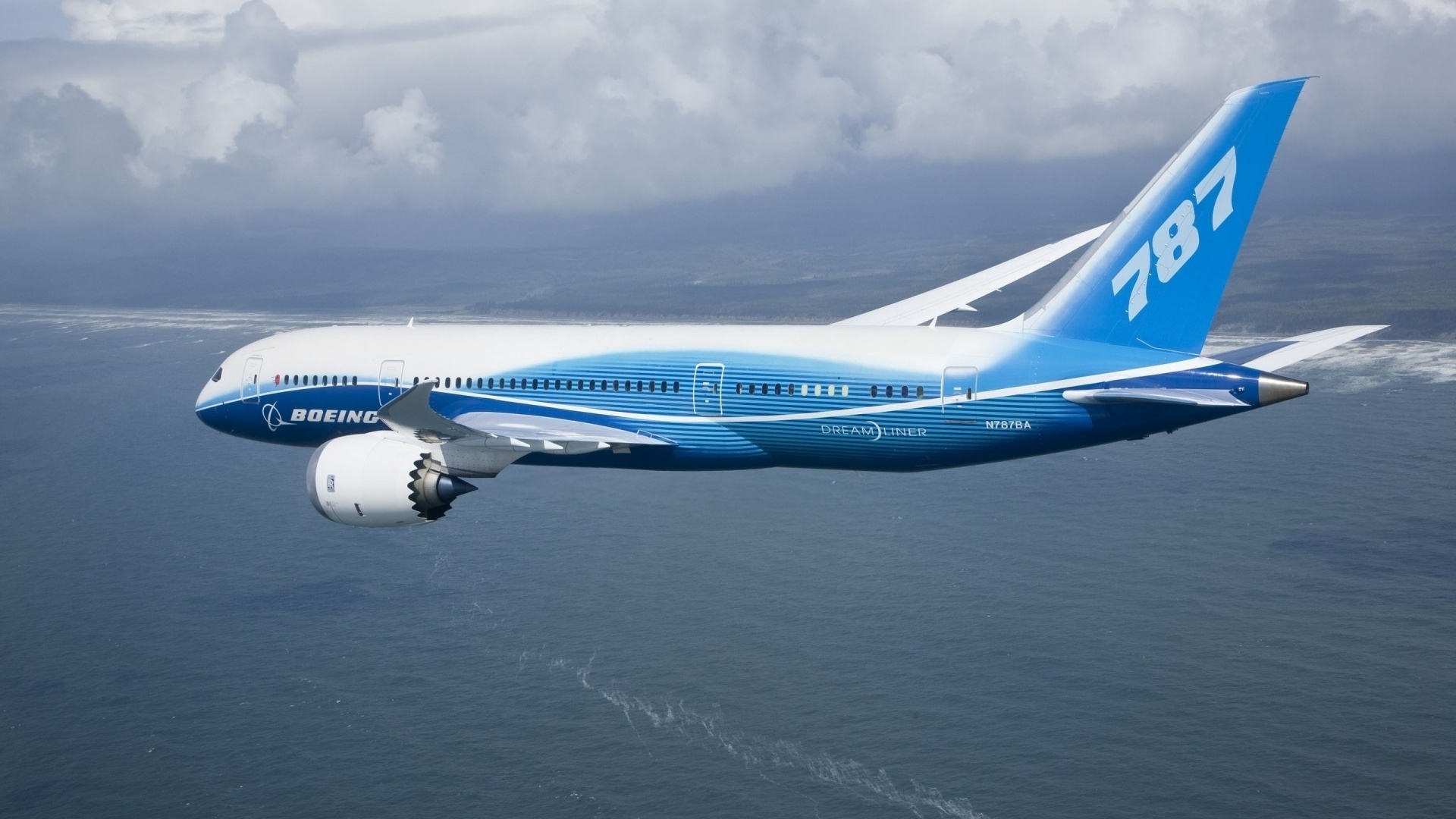 Boeing 787 Dreamliner, Sky wallpapers, The wallpapers, 1920x1080 Full HD Desktop