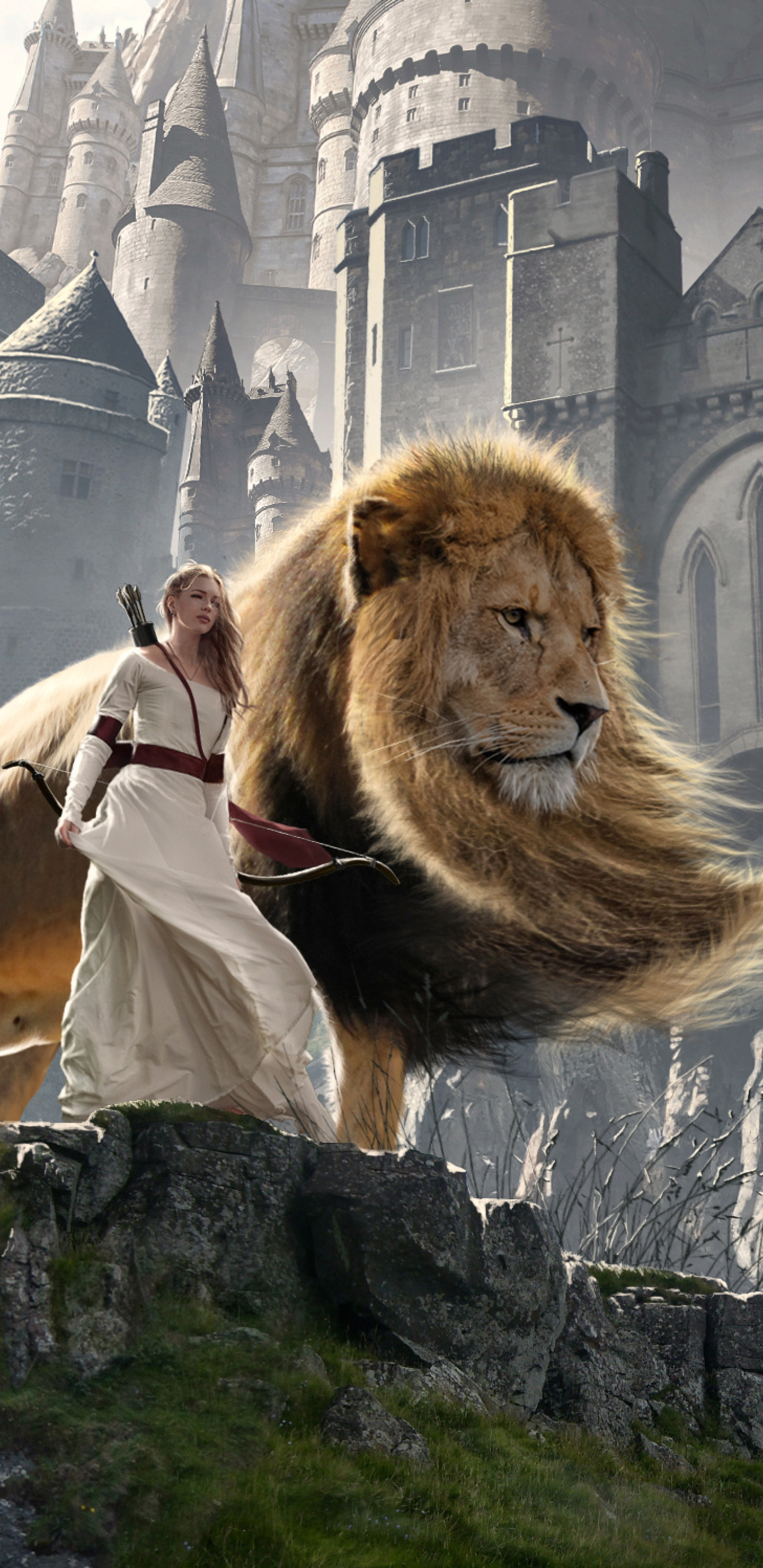 Susan, Aslan, Narnia extended, Samsung Galaxy Note, 1440x2960 HD Phone