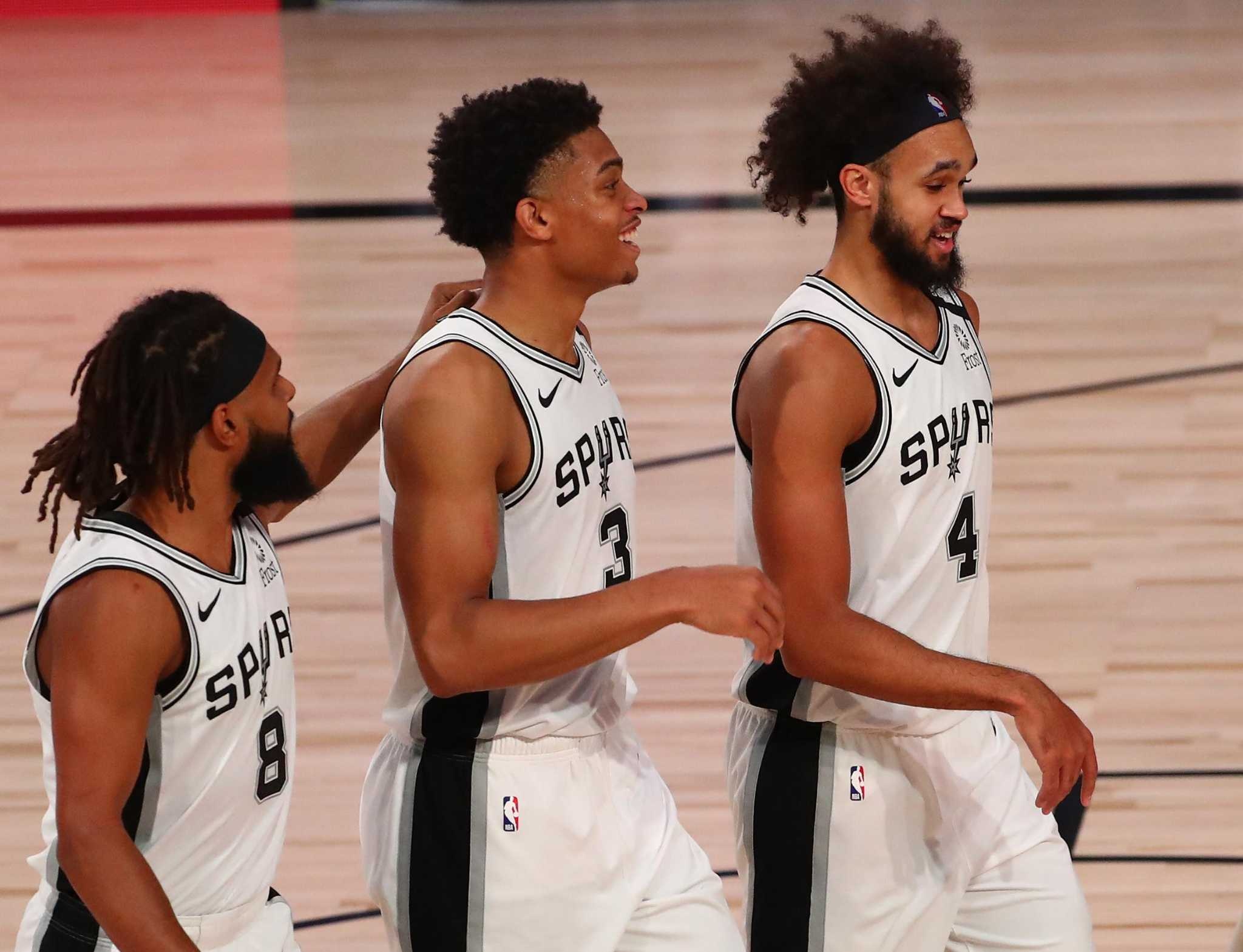 Patty Mills and Derrick White, Keldon Johnson Wallpaper, 2050x1570 HD Desktop