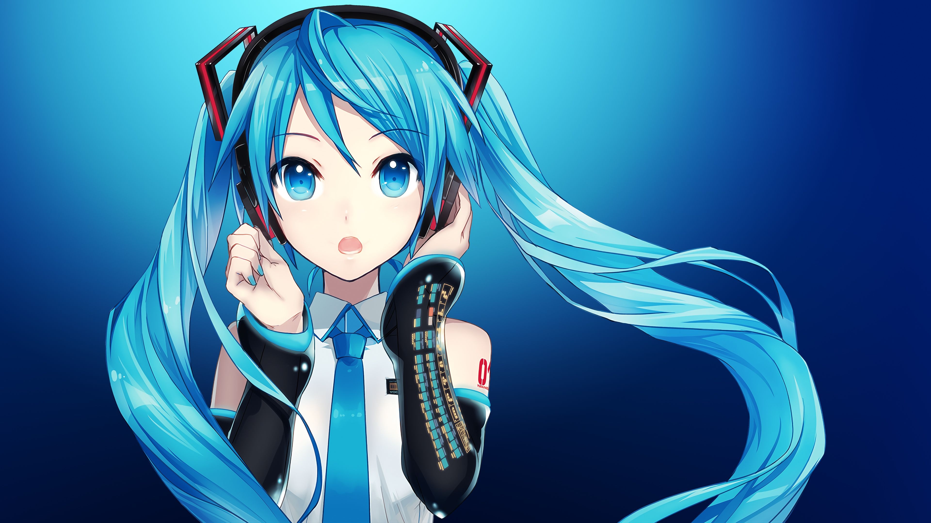 Hatsune Miku, Wallpaper collection, Digital diva, 3840x2160 4K Desktop