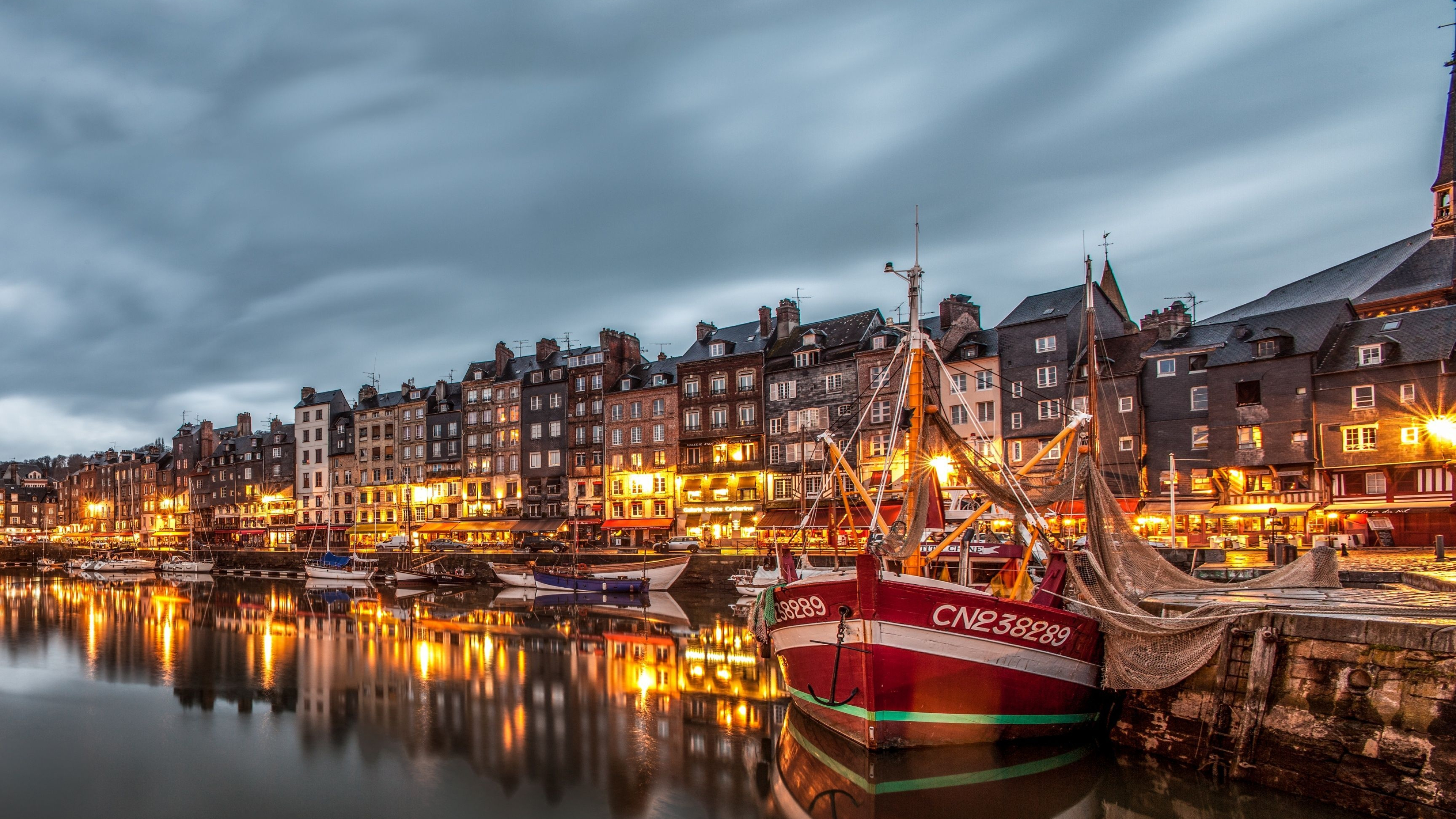 Honfleur, Europe Wallpaper, 3840x2160 4K Desktop