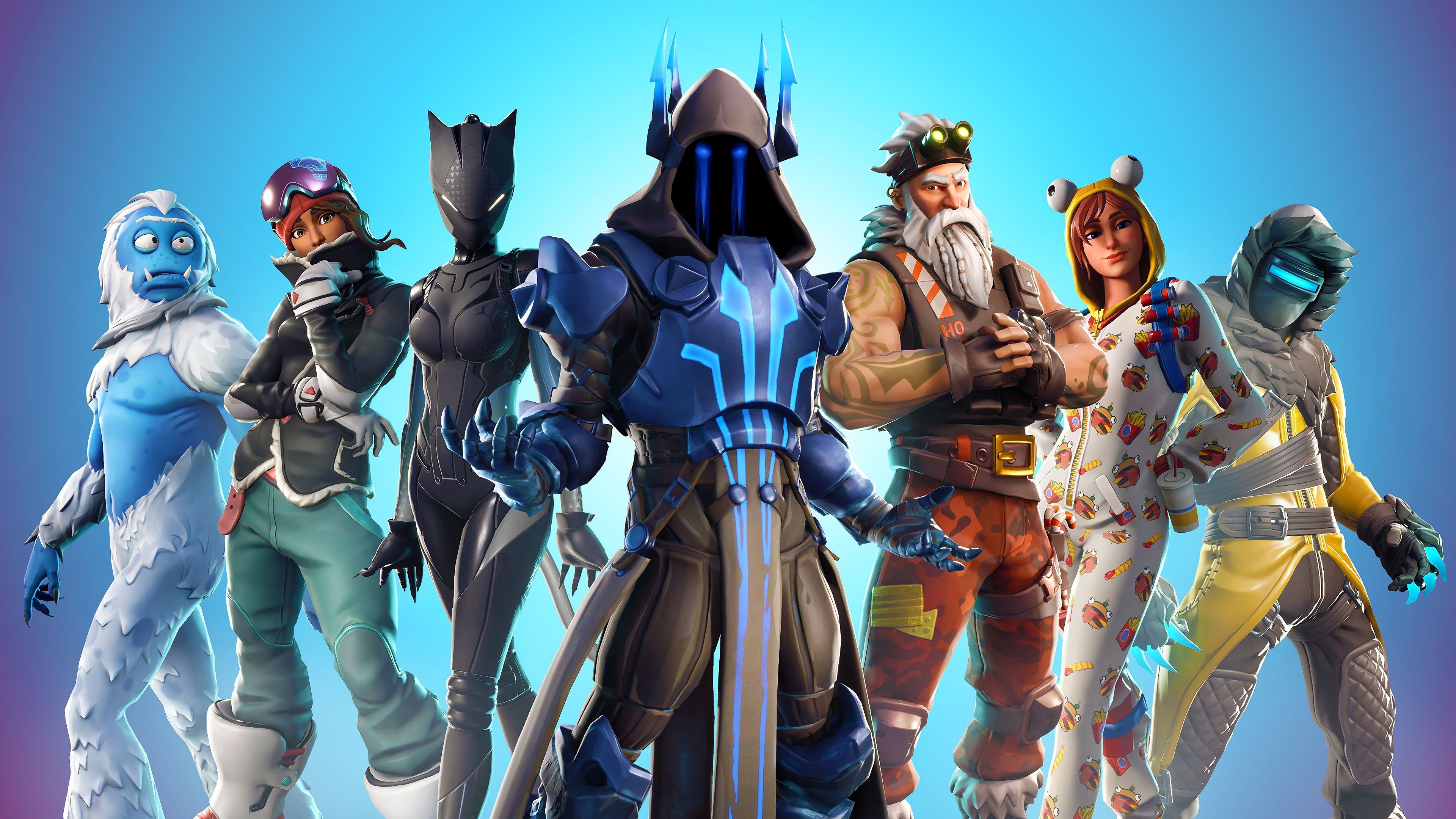 Epic Games, Gaming industry, Fortnite season 7, Striking backgrounds, 3840x2160 4K Desktop