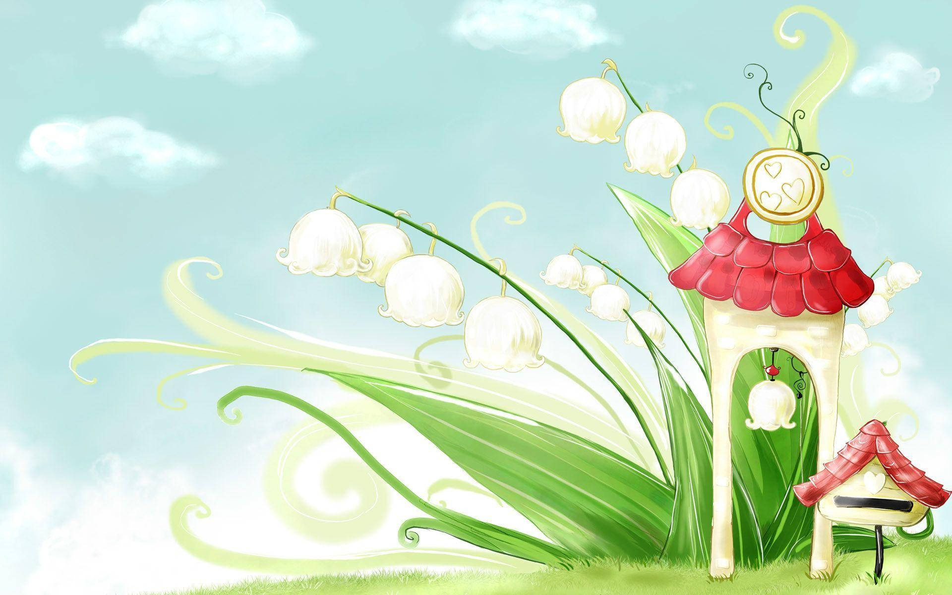 Lily of the valley, Cute Computer Wallpaper, 1920x1200 HD Desktop