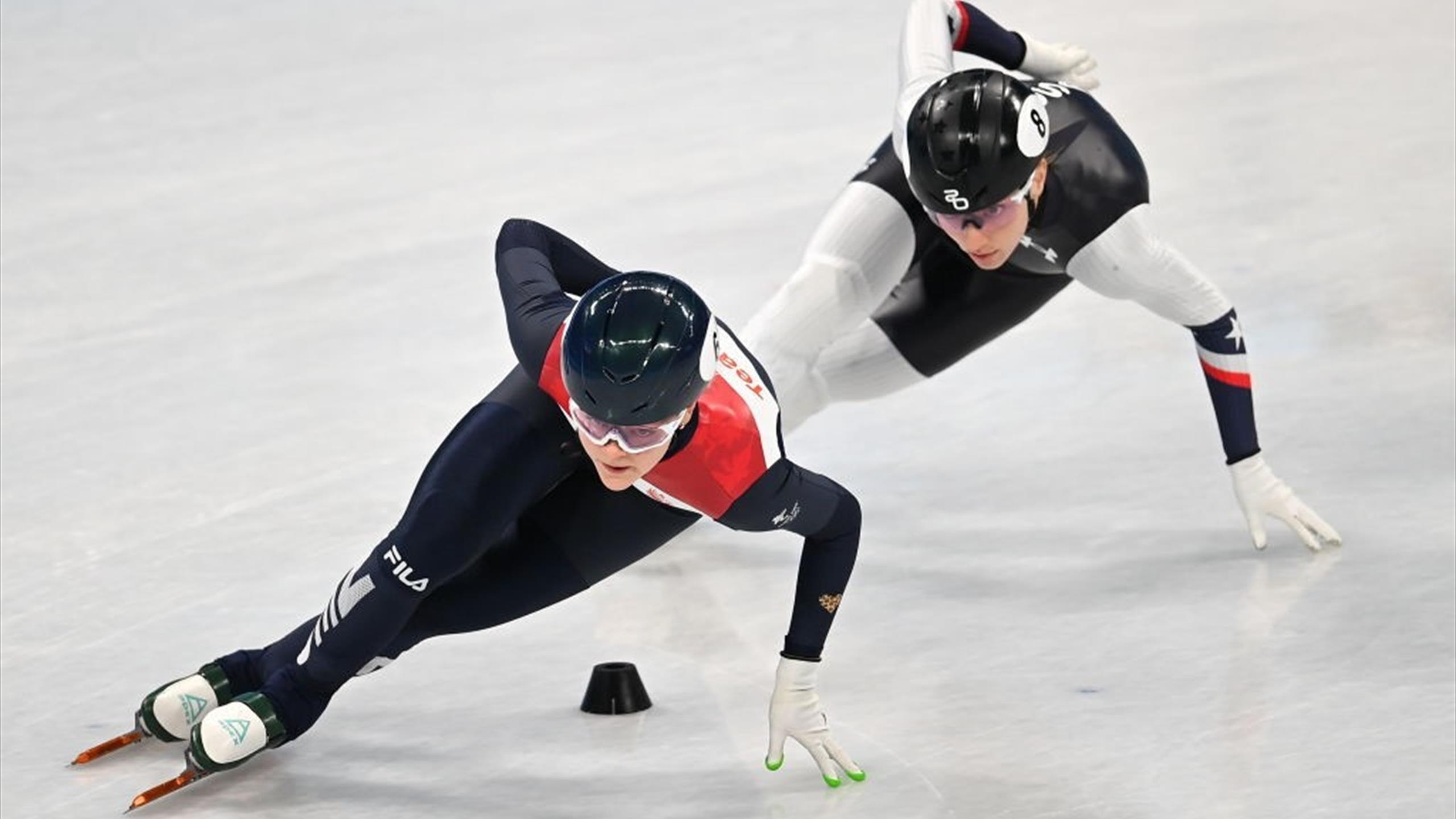 Xandra Velzeboer, Beijing 2022, Olympic semifinal, Speed skating, 2560x1440 HD Desktop