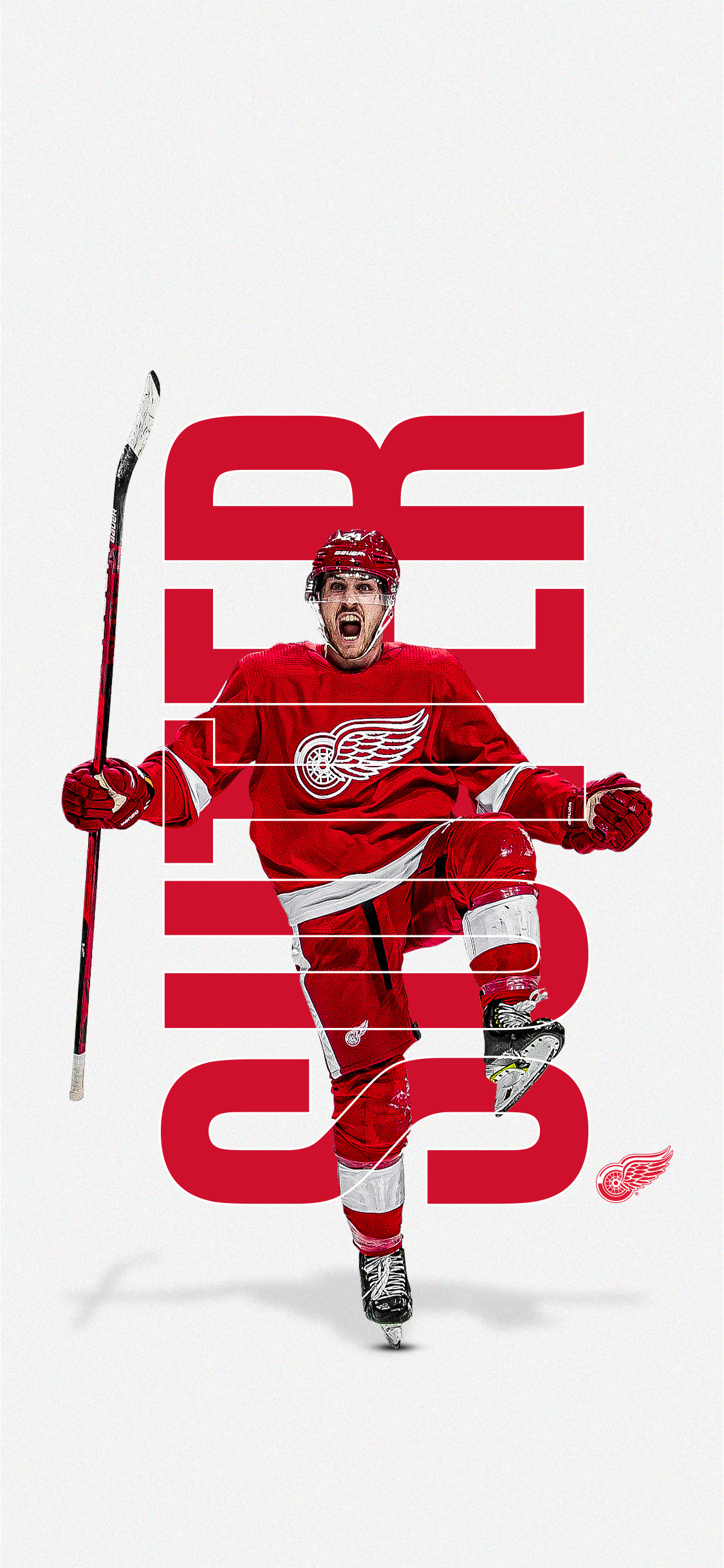 Pius Suter, Detroit Red Wings Wallpaper, 1130x2440 HD Phone