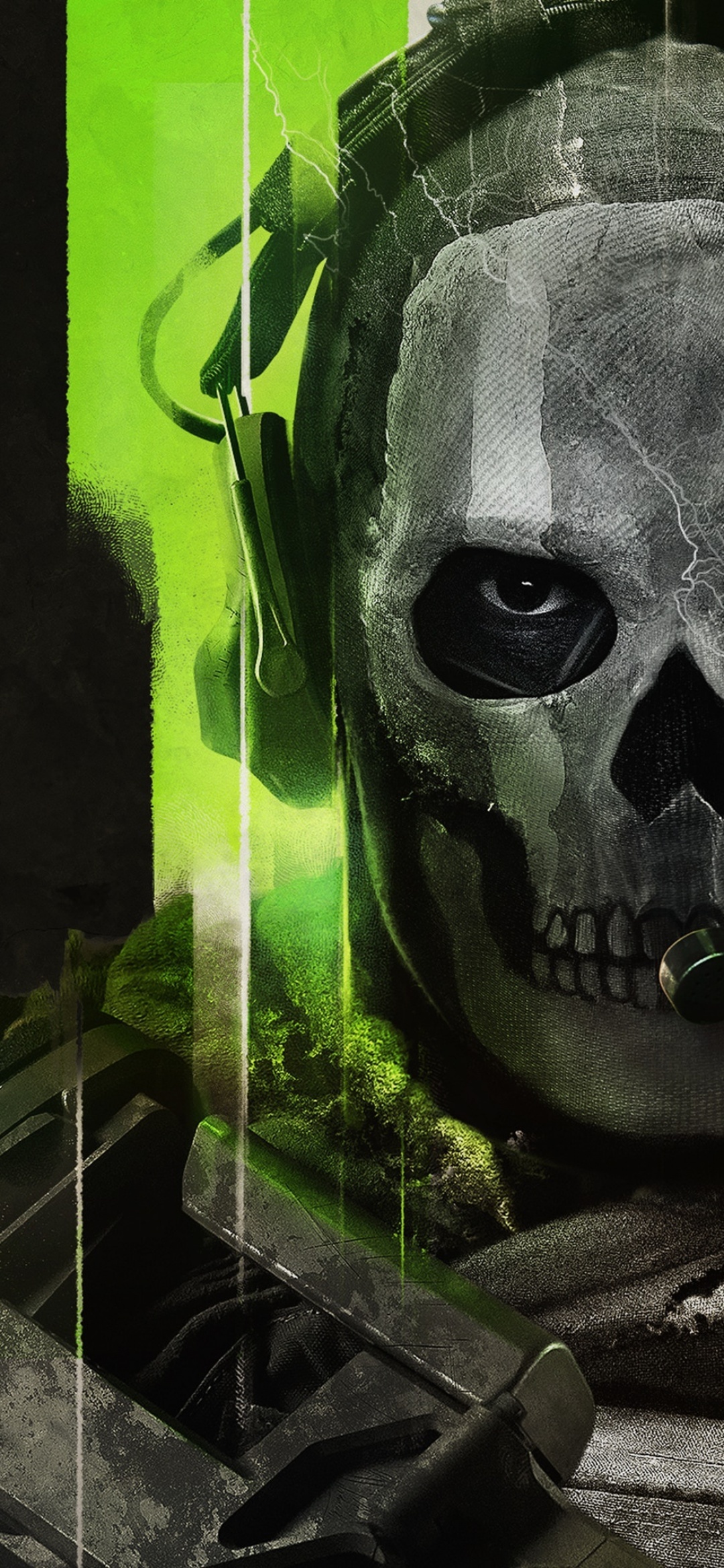 Simon Ghost Riley, Skull balaclava mask, Tactical military headset, HD Phone wallpaper