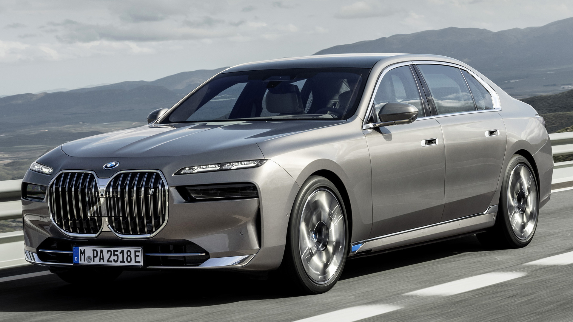 2022 BMW i7, Car Design, Electric Sedan, Innovative, Luxury Automobile, 1920x1080 Full HD Desktop