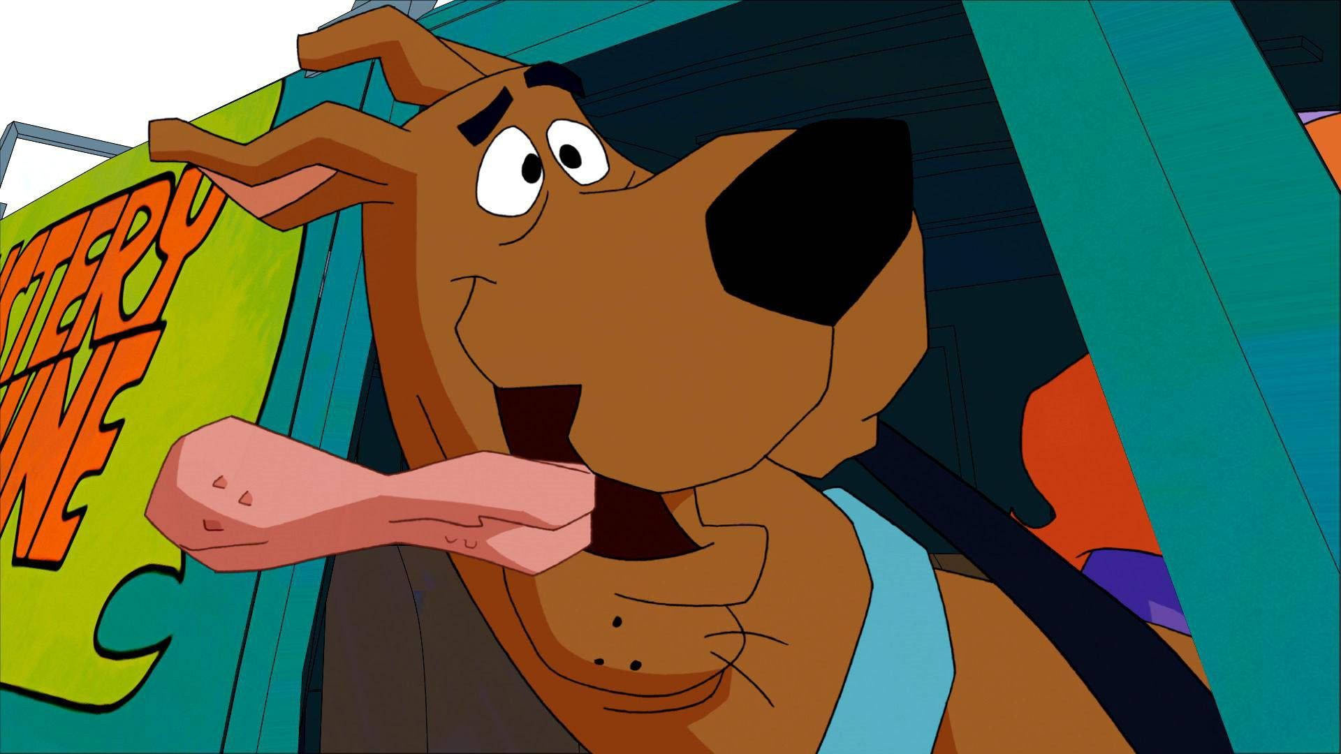 Scooby-Doo, The Mystery Machine, MYSTERY lettering, Full HD Desktop wallpaper