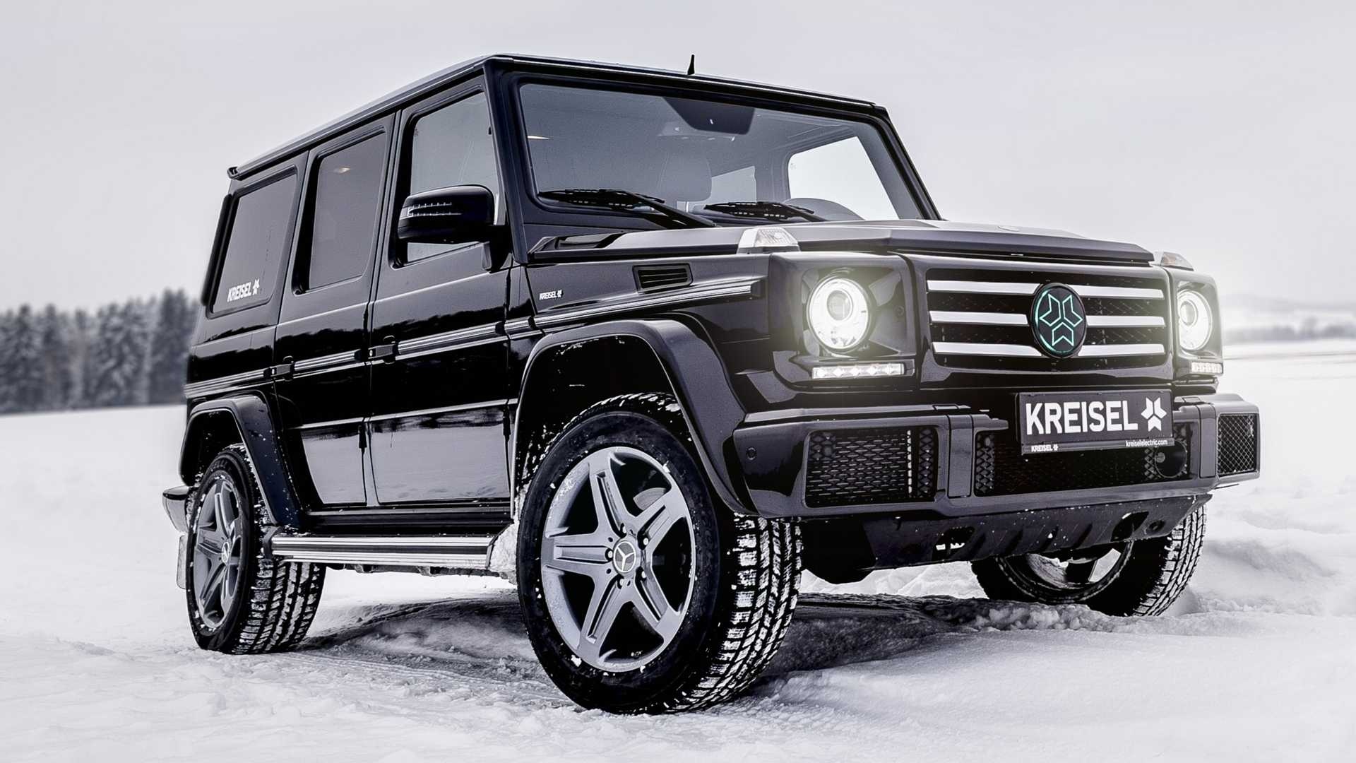 Mercedes-Benz G-Class, Electric version announcement, Futuristic styling, 1920x1080 Full HD Desktop