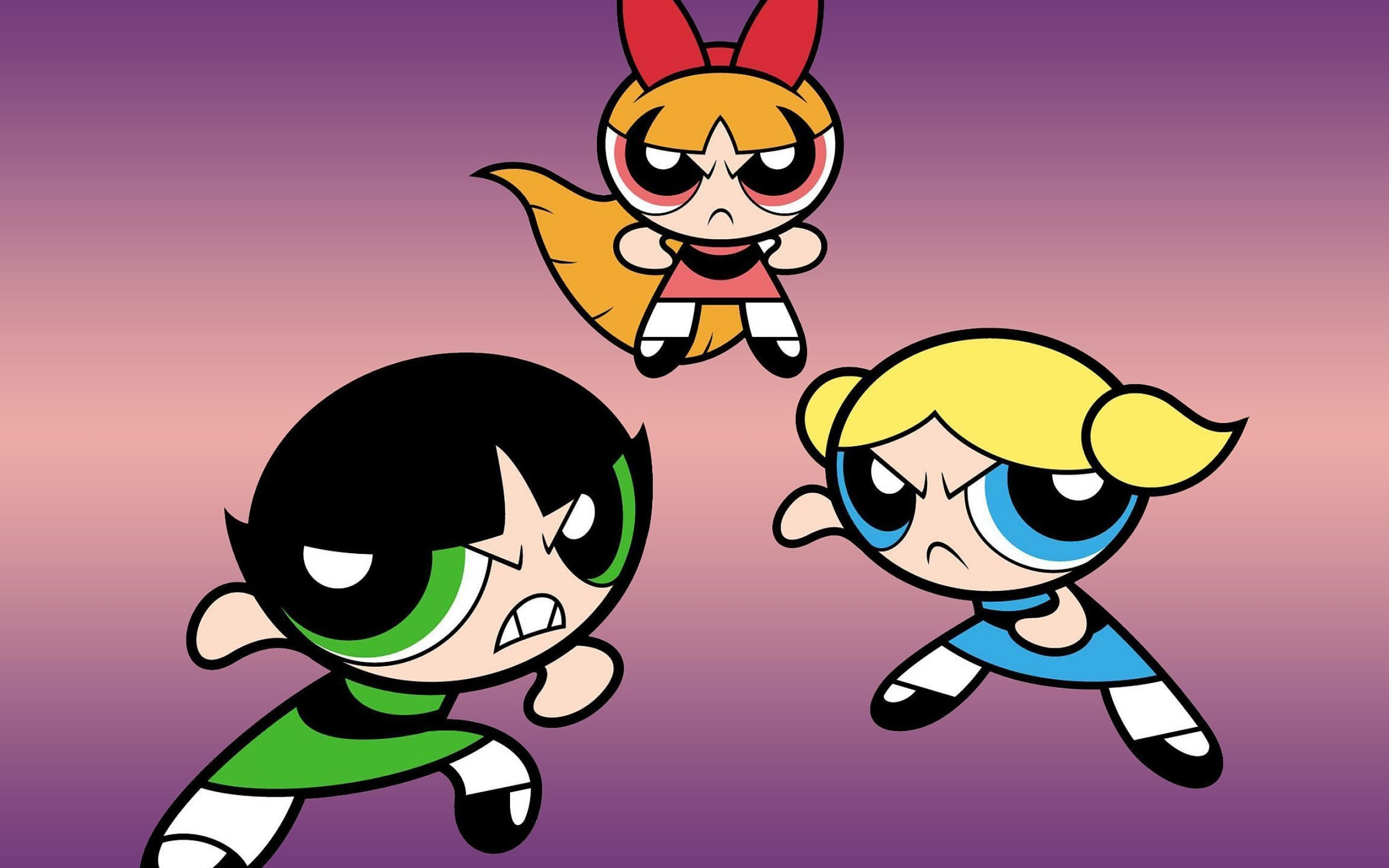 Buttercup, Bubbles, Blossom, The Powerpuff Girls, HD Desktop wallpaper