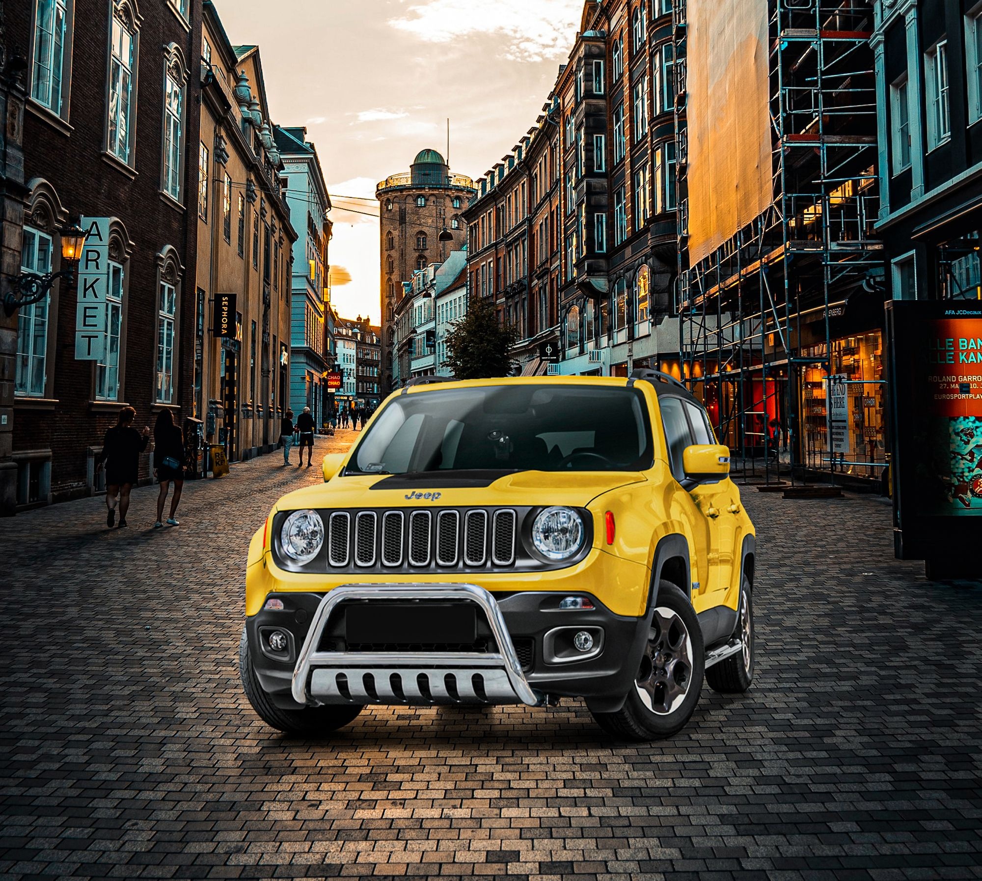 Jeep Renegade, Push bumpers, 2000x1800 HD Desktop