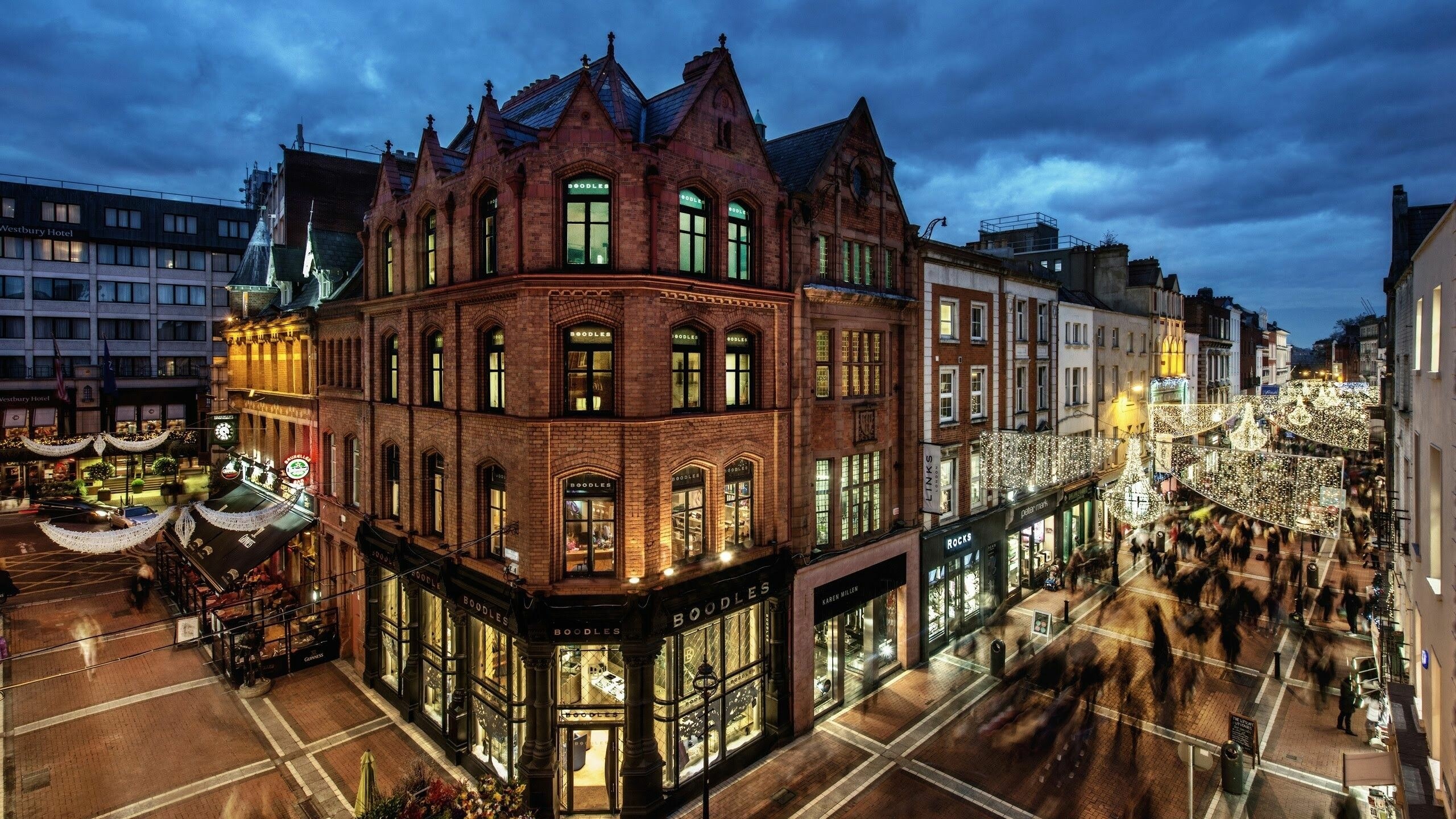 Grafton Street, Dublin Wallpaper, 2560x1440 HD Desktop
