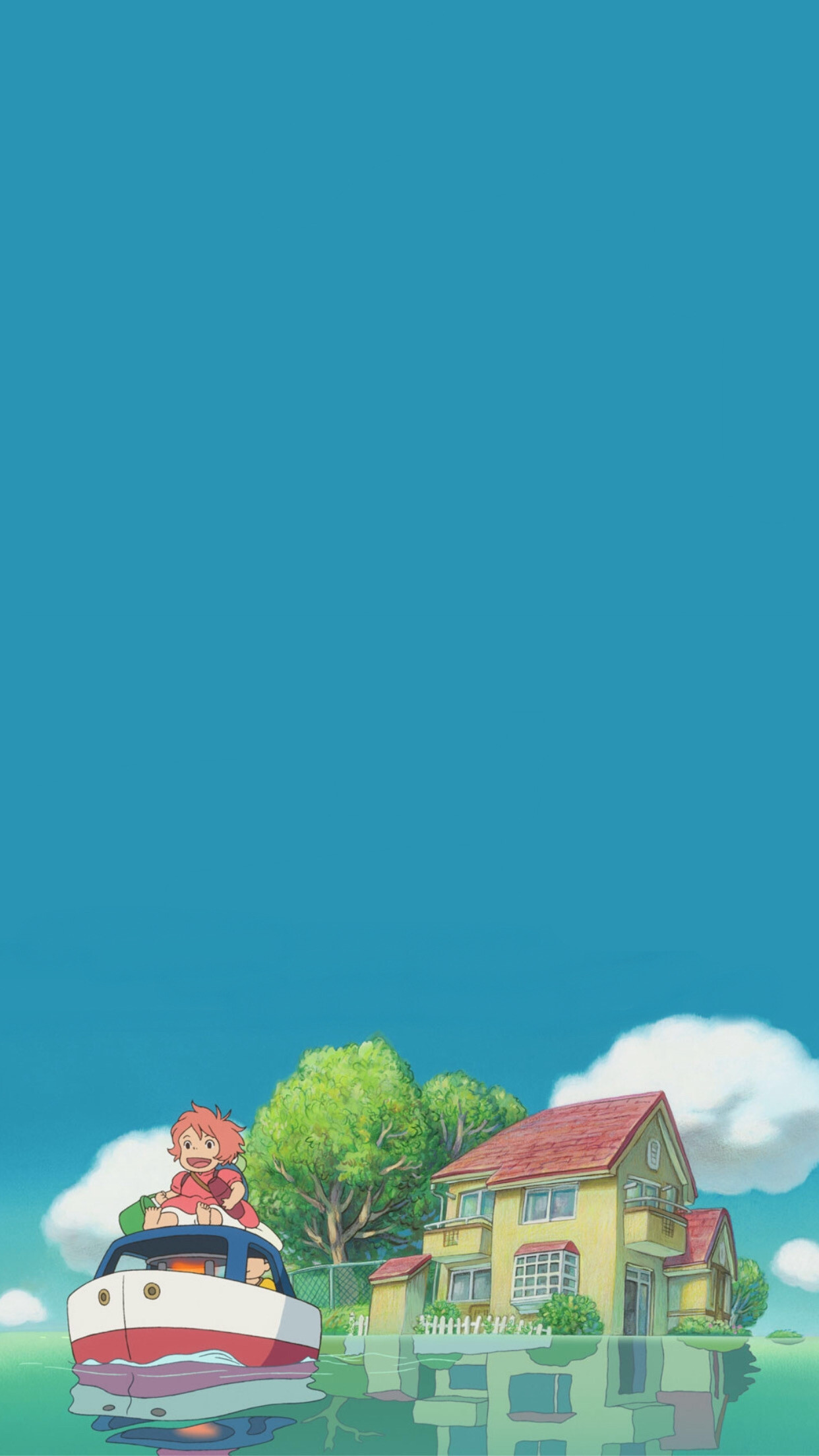 Ponyo, Ghibli, Mayakofukada, Freetoedit, 1250x2210 HD Phone