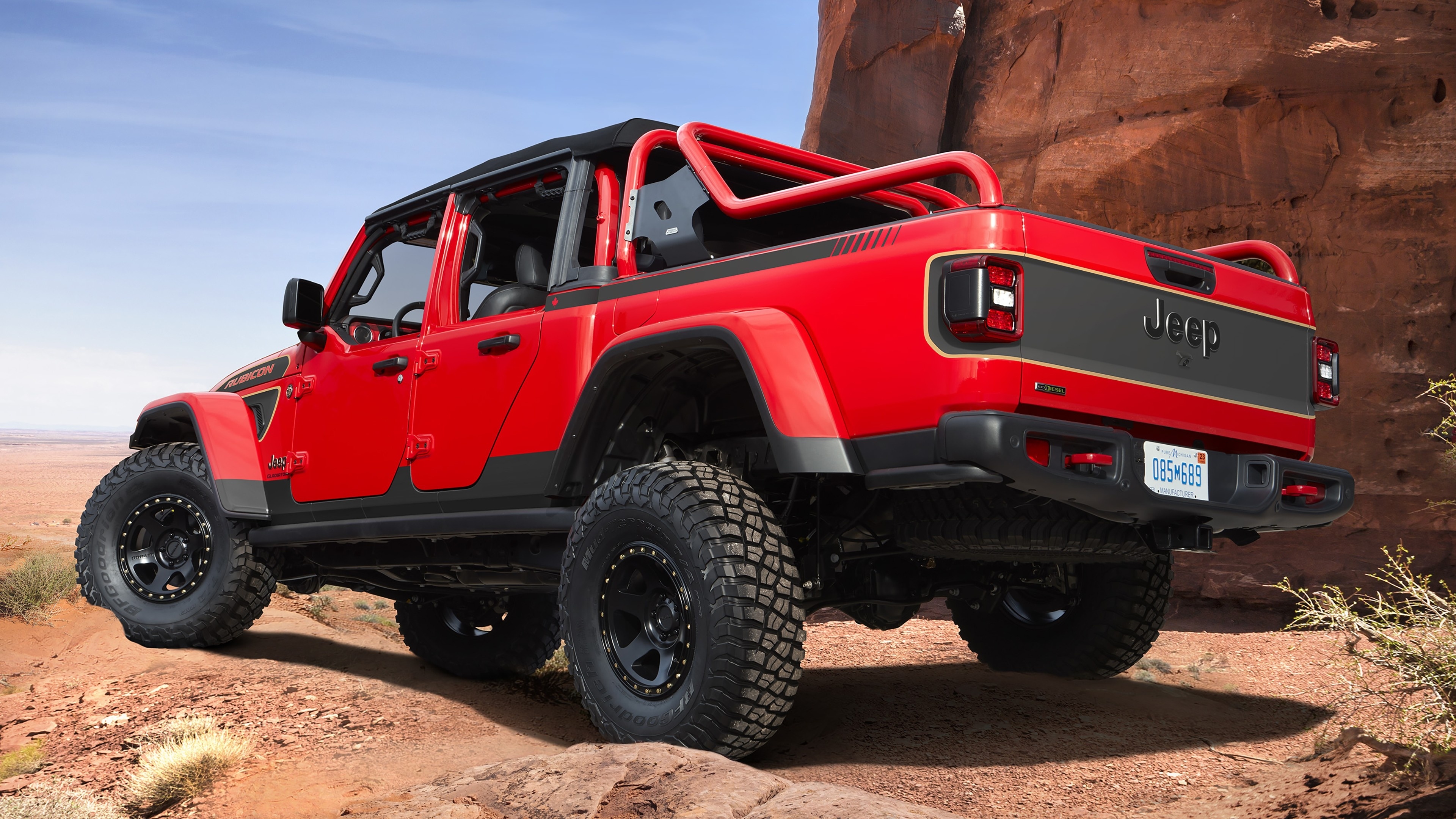 Off-Road, Jeep Gladiator Wallpaper, 3840x2160 4K Desktop