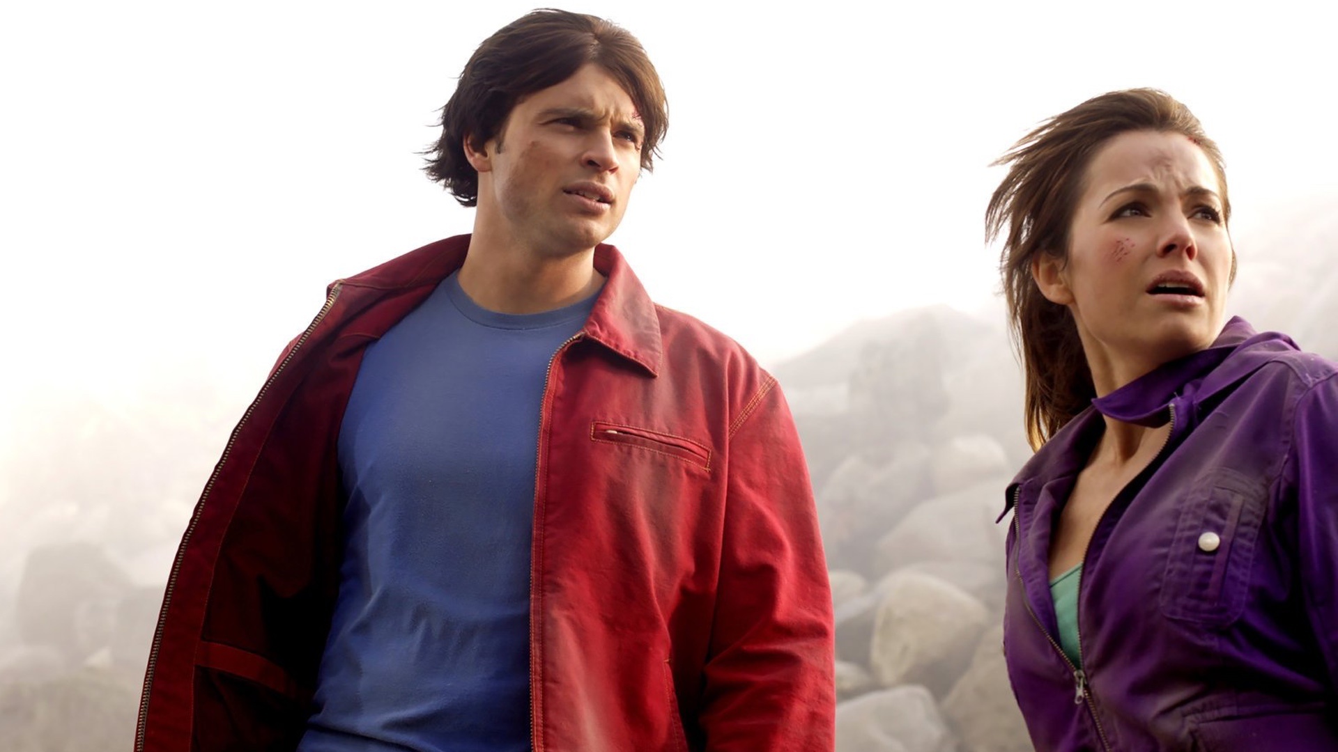 Tom Welling and Michael Rosenbaum, Smallville the Animated Series, Geektyrant, 1920x1080 Full HD Desktop