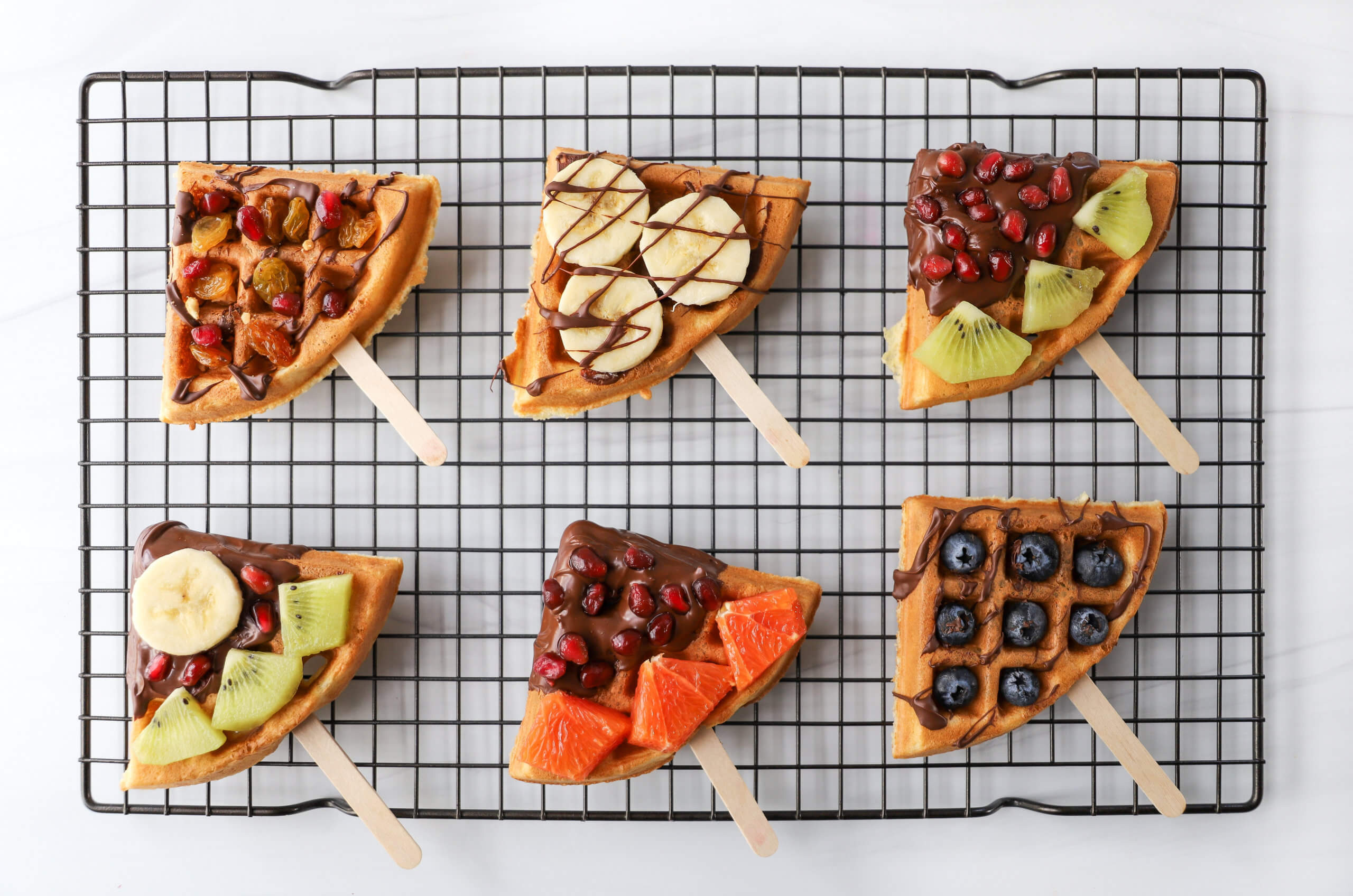 Waffle pops, Fun and indulgent, Waffles on a stick, The Produce Moms, 2560x1700 HD Desktop