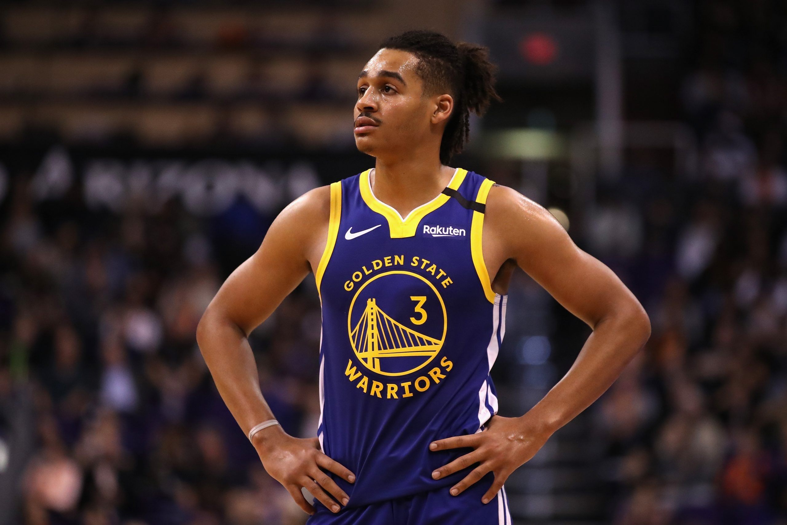 Jordan Poole praises Stephen Curry, Stellar performance, Importance recognized, Golden State Warriors, 2560x1710 HD Desktop