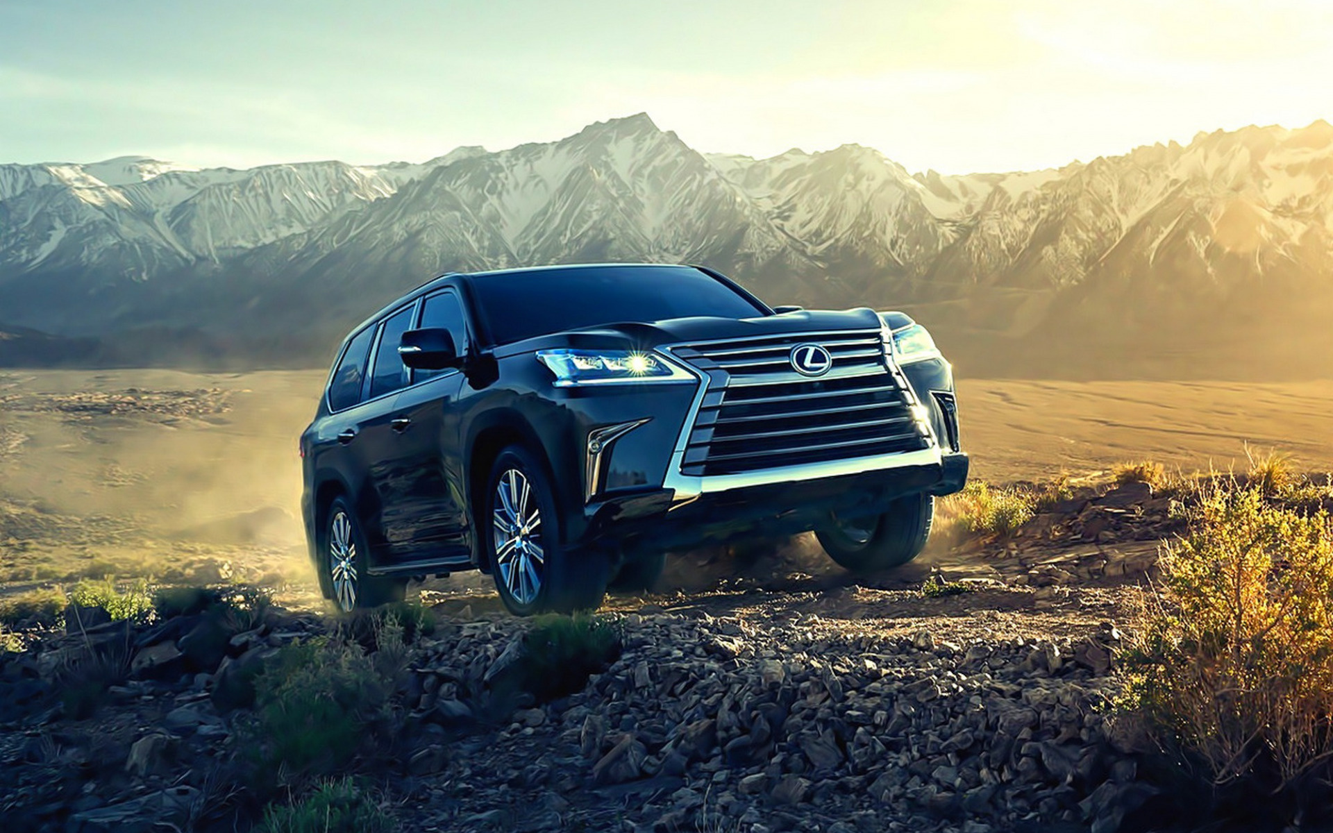 Lexus LX, 2019 model, Japanese luxury SUV, 1920x1200 HD Desktop