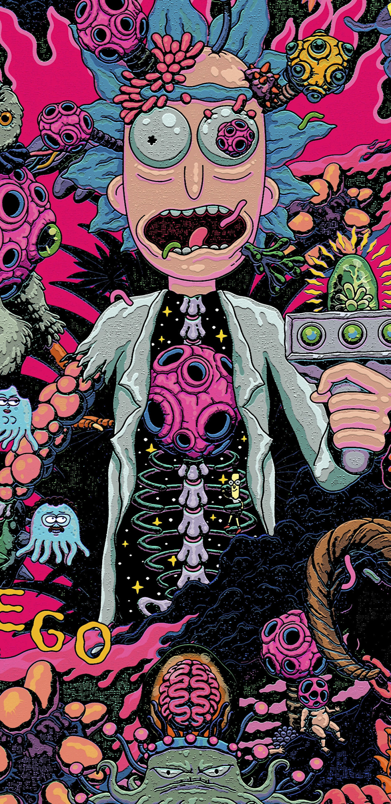 Rick and Morty, Season 5 wallpapers, Best backgrounds, 1250x2560 HD Phone