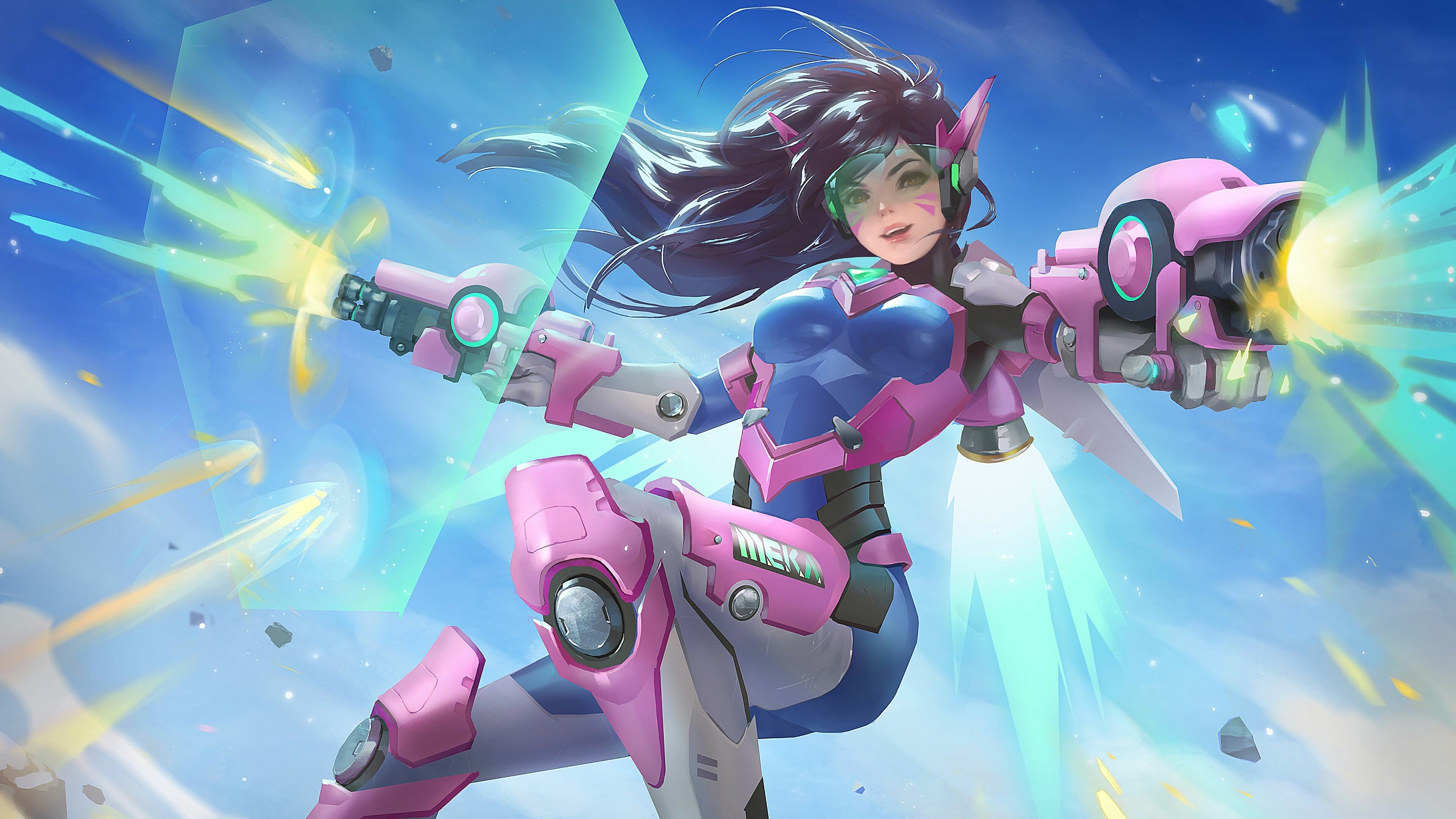 D.Va, Overwatch Wallpaper, 3840x2160 4K Desktop