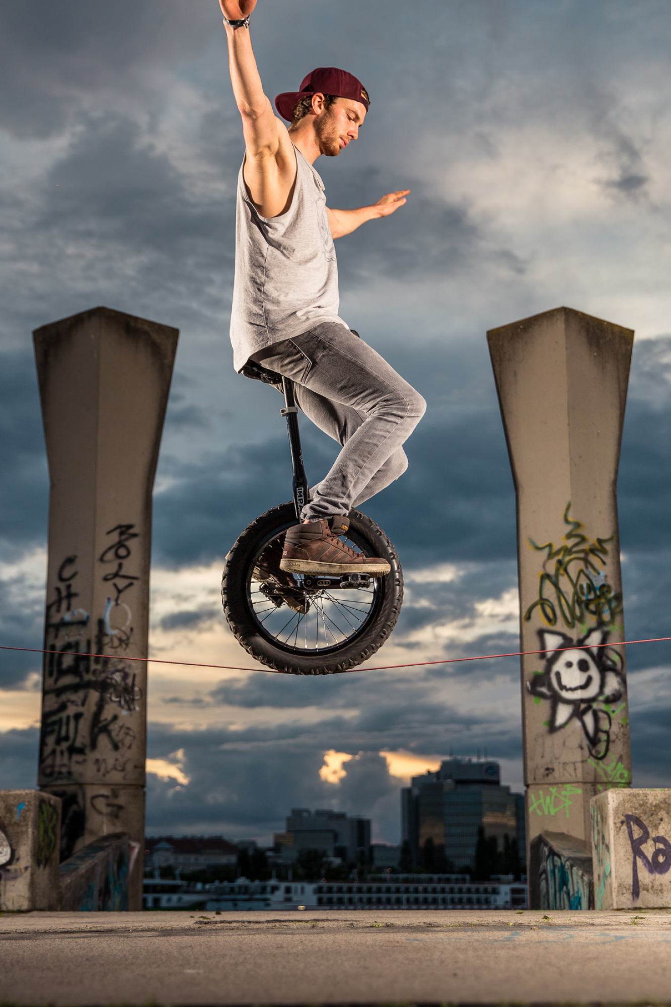 Unicycle sports, Gravity pushback, Wahlhuetter, Unicycles, 1340x2000 HD Phone