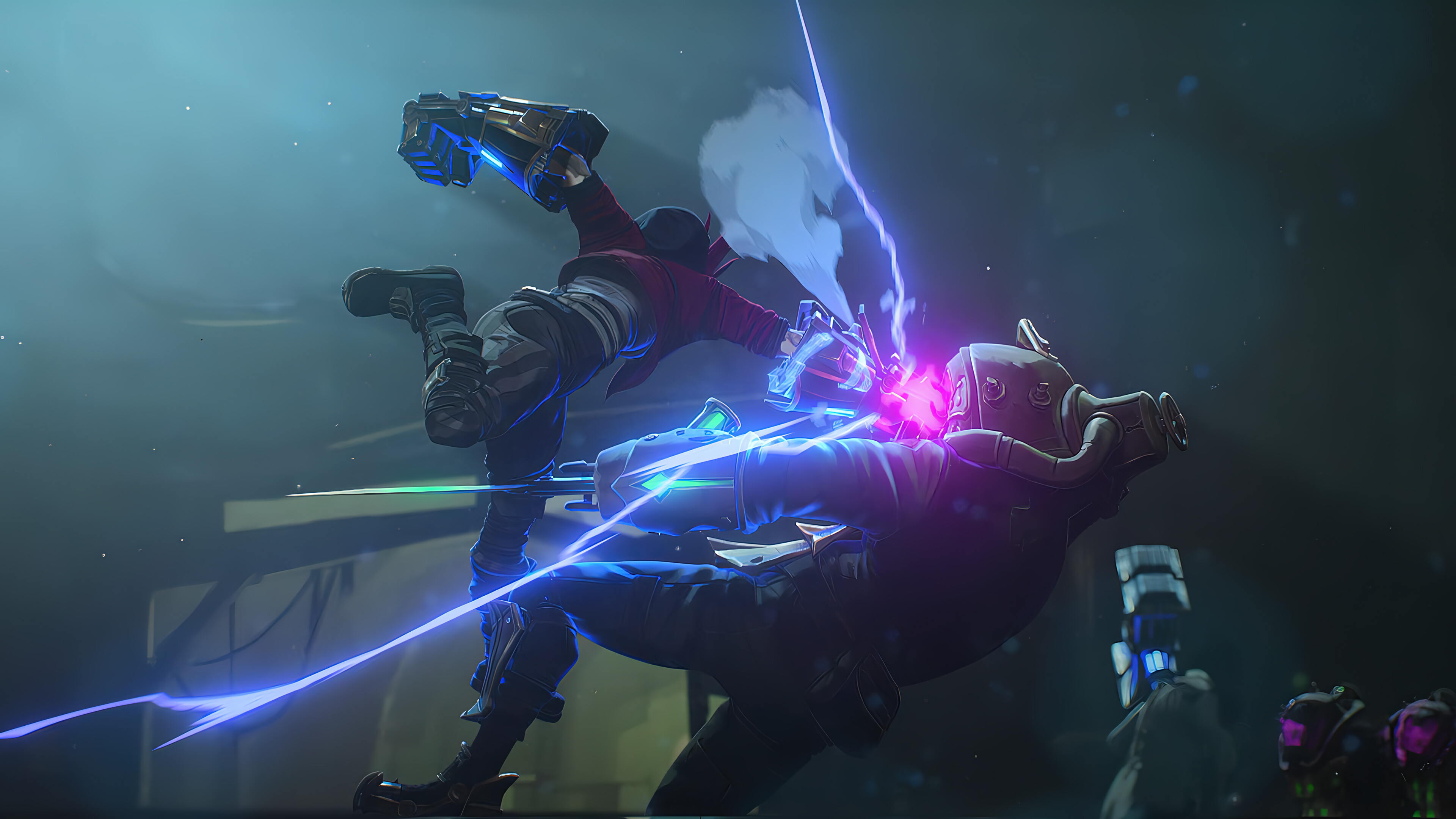 Arcane: League of Legends, Vi character, Powerful punches, Dynamic phone wallpaper, 3840x2160 4K Desktop