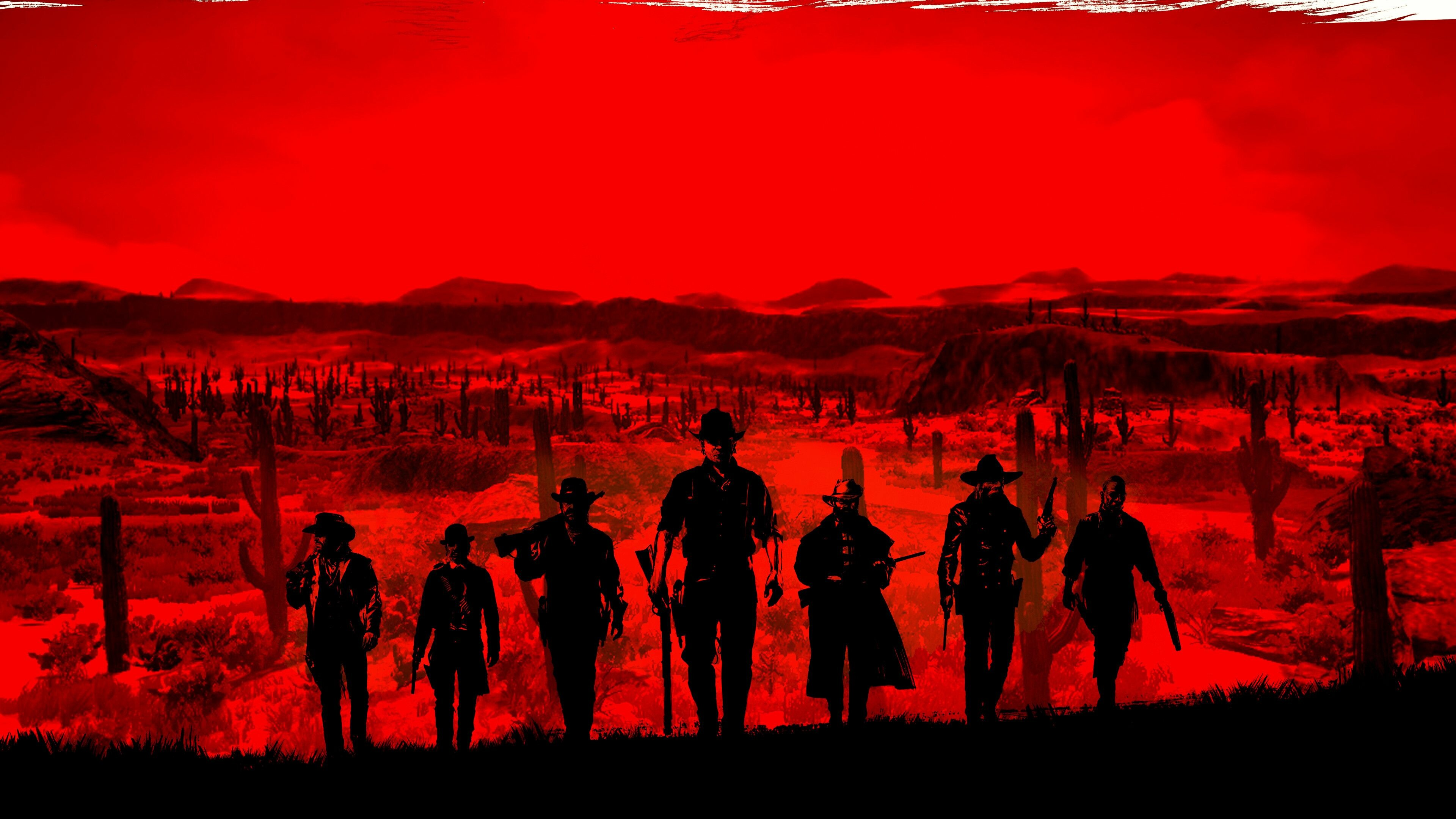 Van der Linde Gang, Red Dead Redemption Wallpaper, 3840x2160 4K Desktop