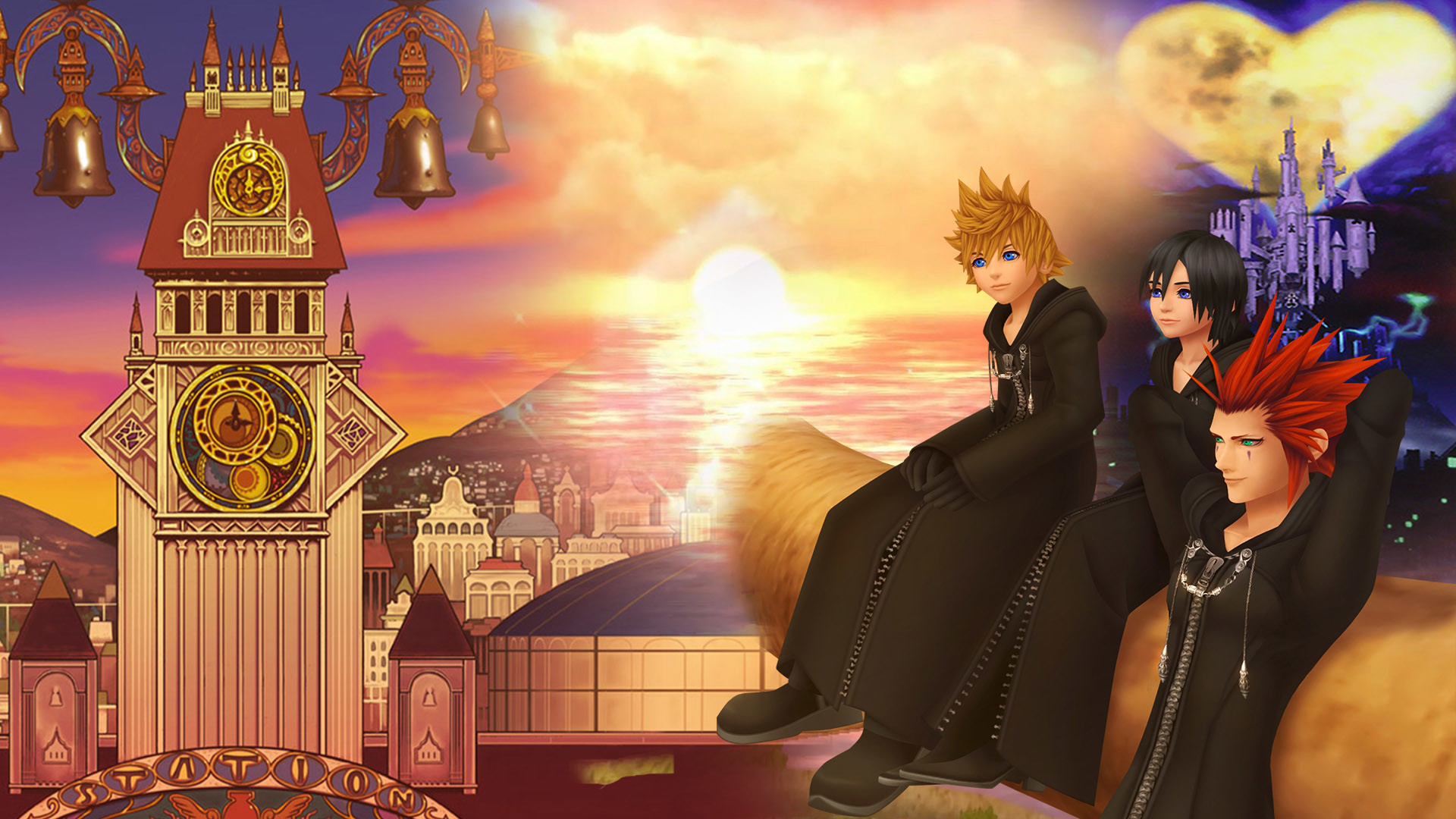 Kingdom Hearts 358/2 Days, Gaming wallpaper, Desktop mobile tablet, Kingdom Hearts background, 1920x1080 Full HD Desktop