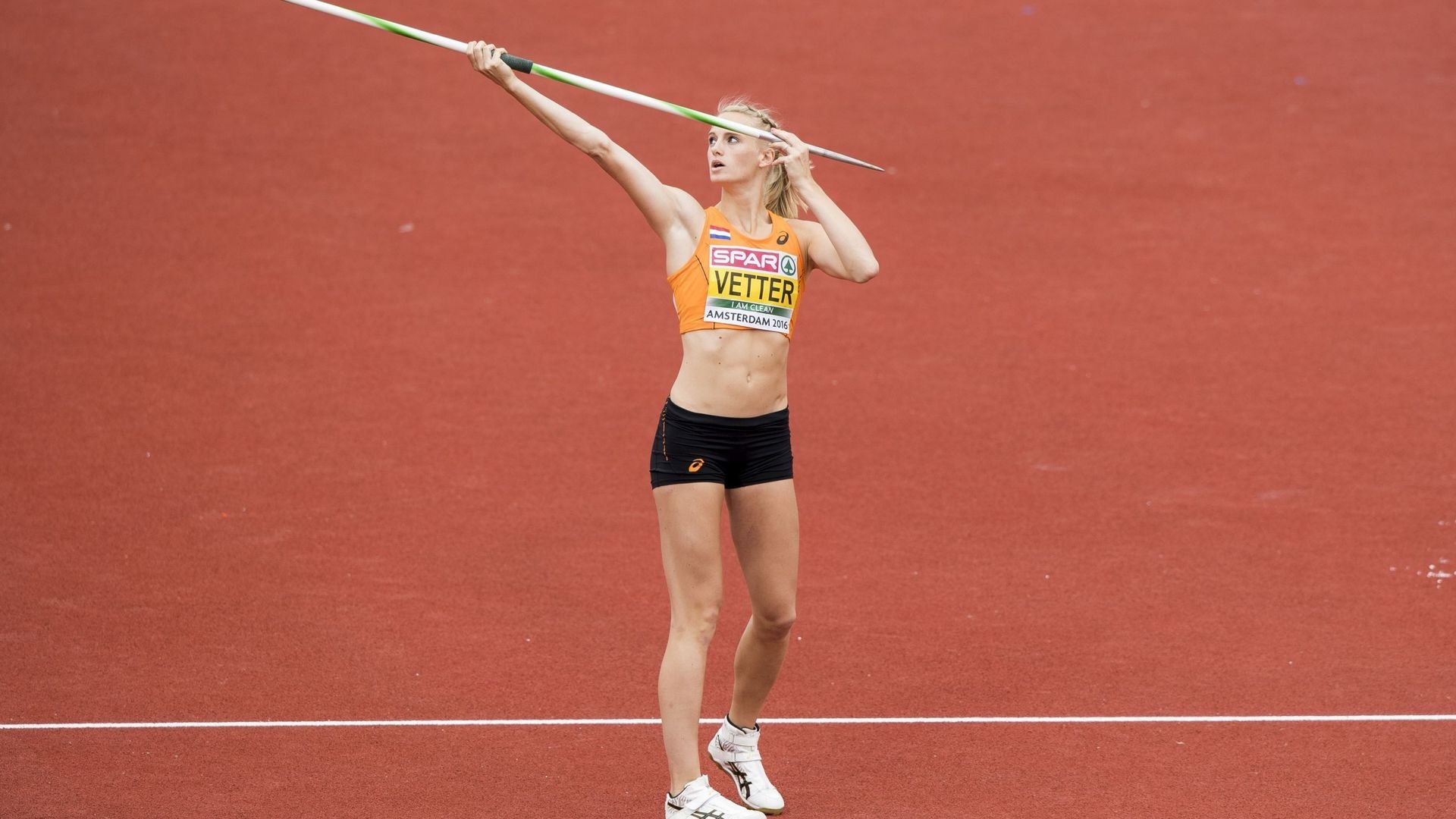 Anouk Vetter, European heptathlon champion, Dutch pride, Outstanding performance, 1920x1080 Full HD Desktop